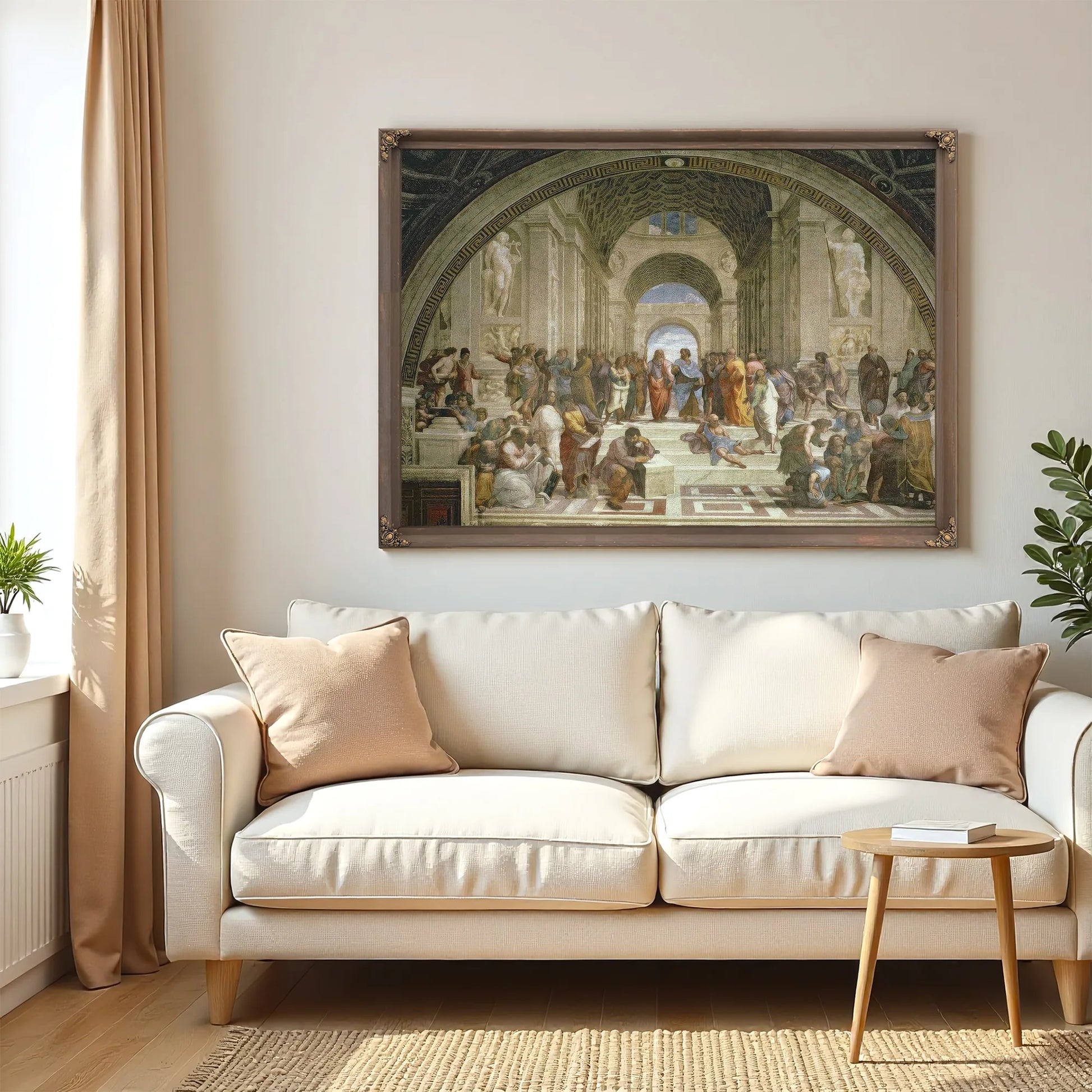School Of Athens From The Stanza Della Segnatura By Raphael Fine Art Print