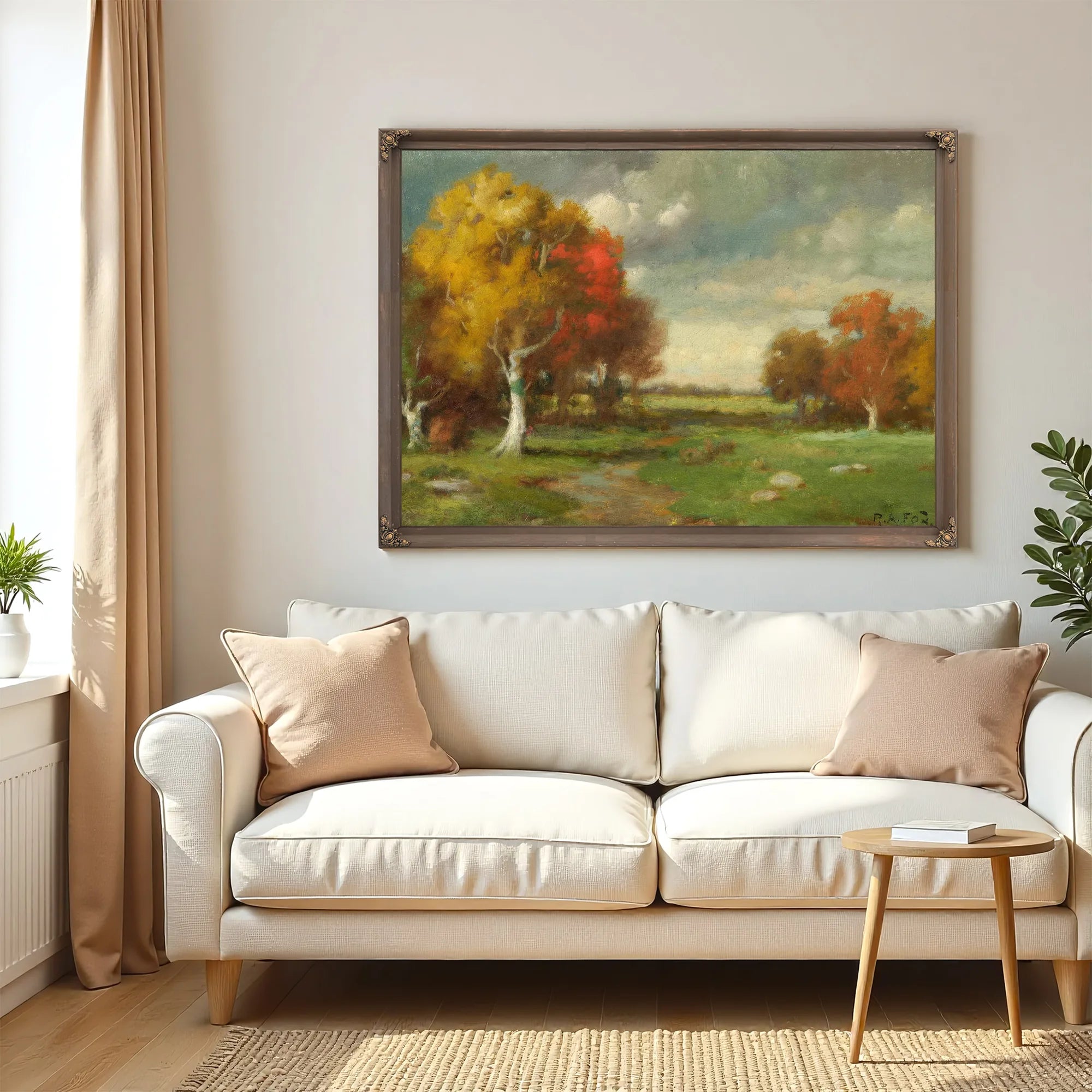 Country Pasture By Robert Atkinson Fox Fine Art Print