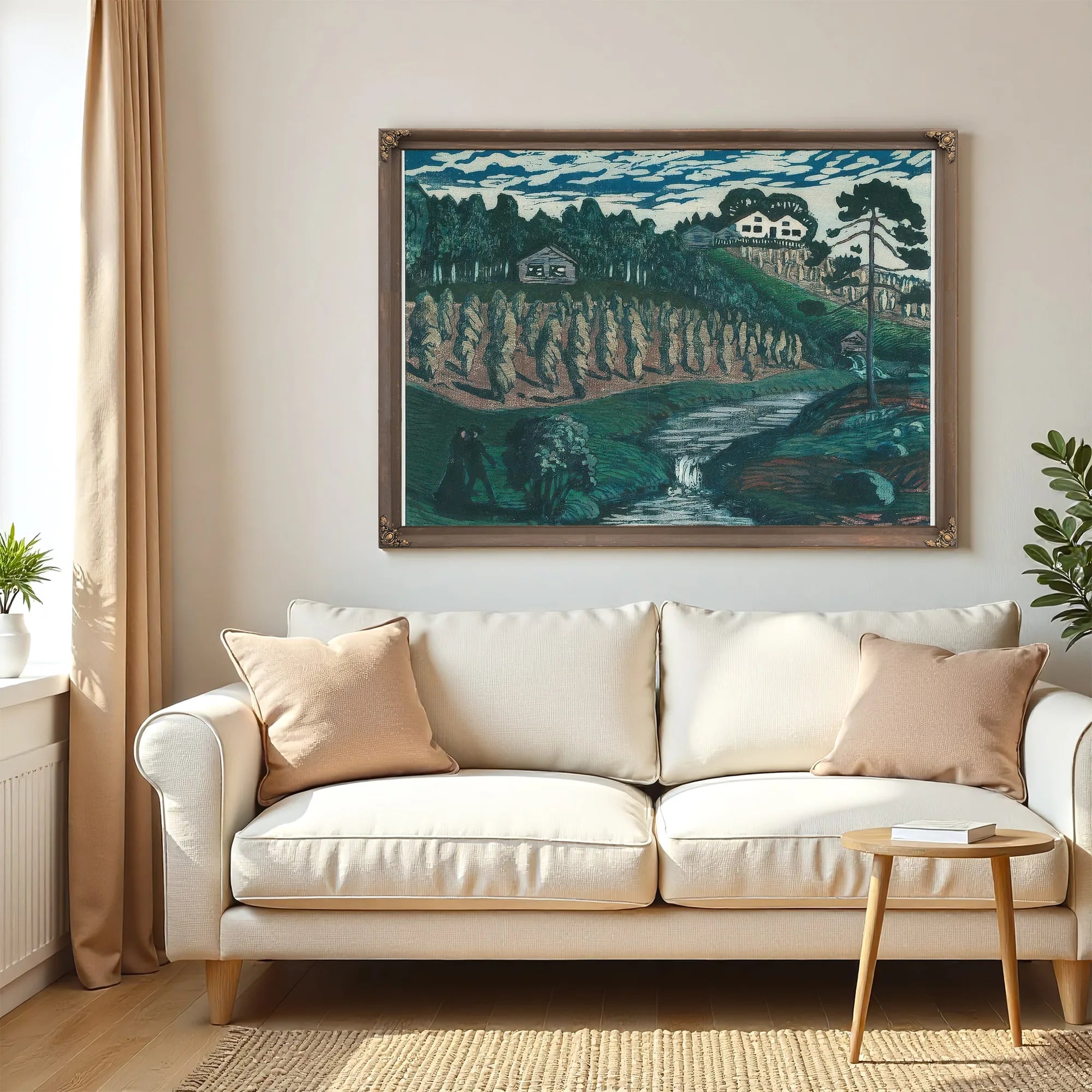 Large Stook 3 By Nicolai Astrup Fine Art Print