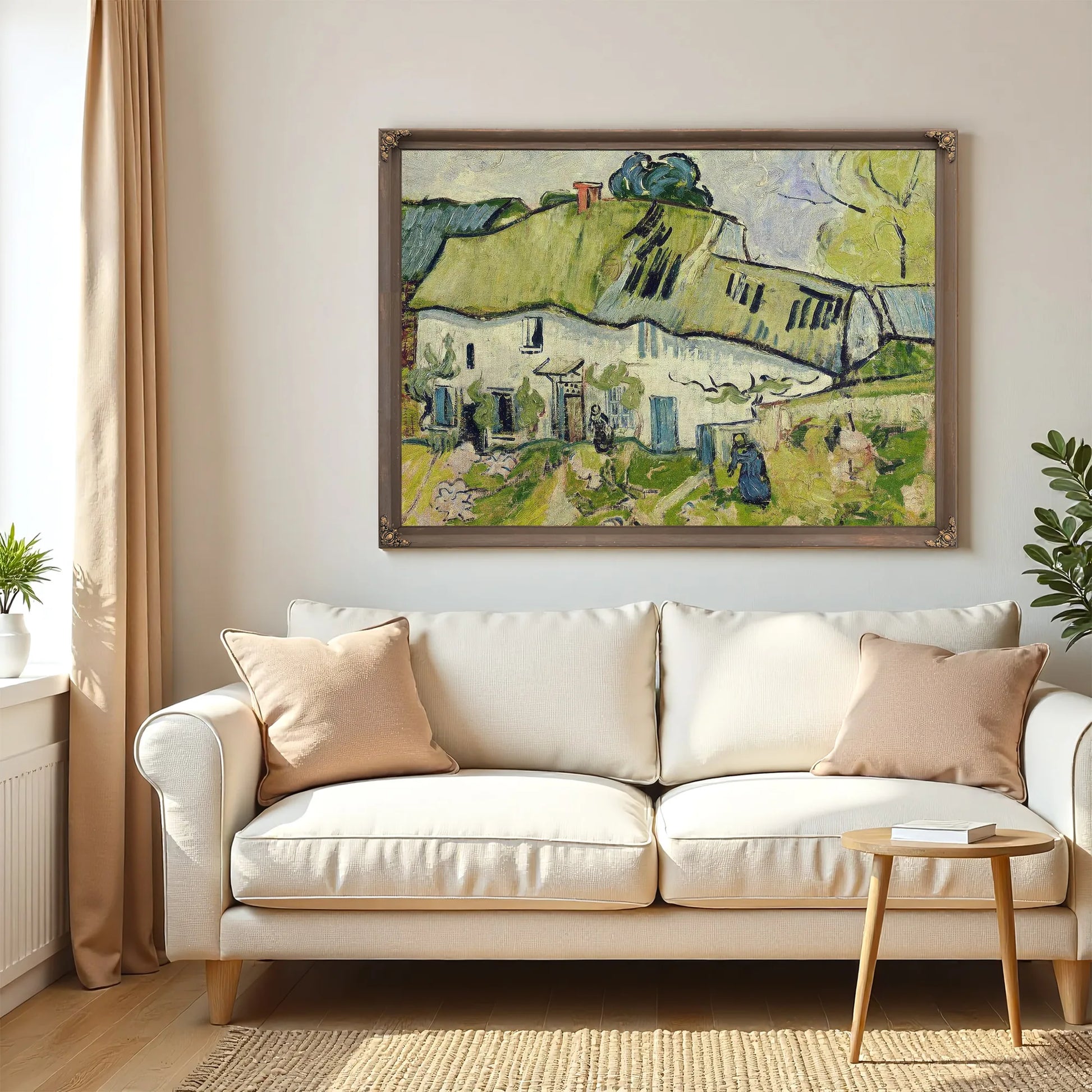 The Farm In Summer By Vincent Van Gogh Fine Art Print