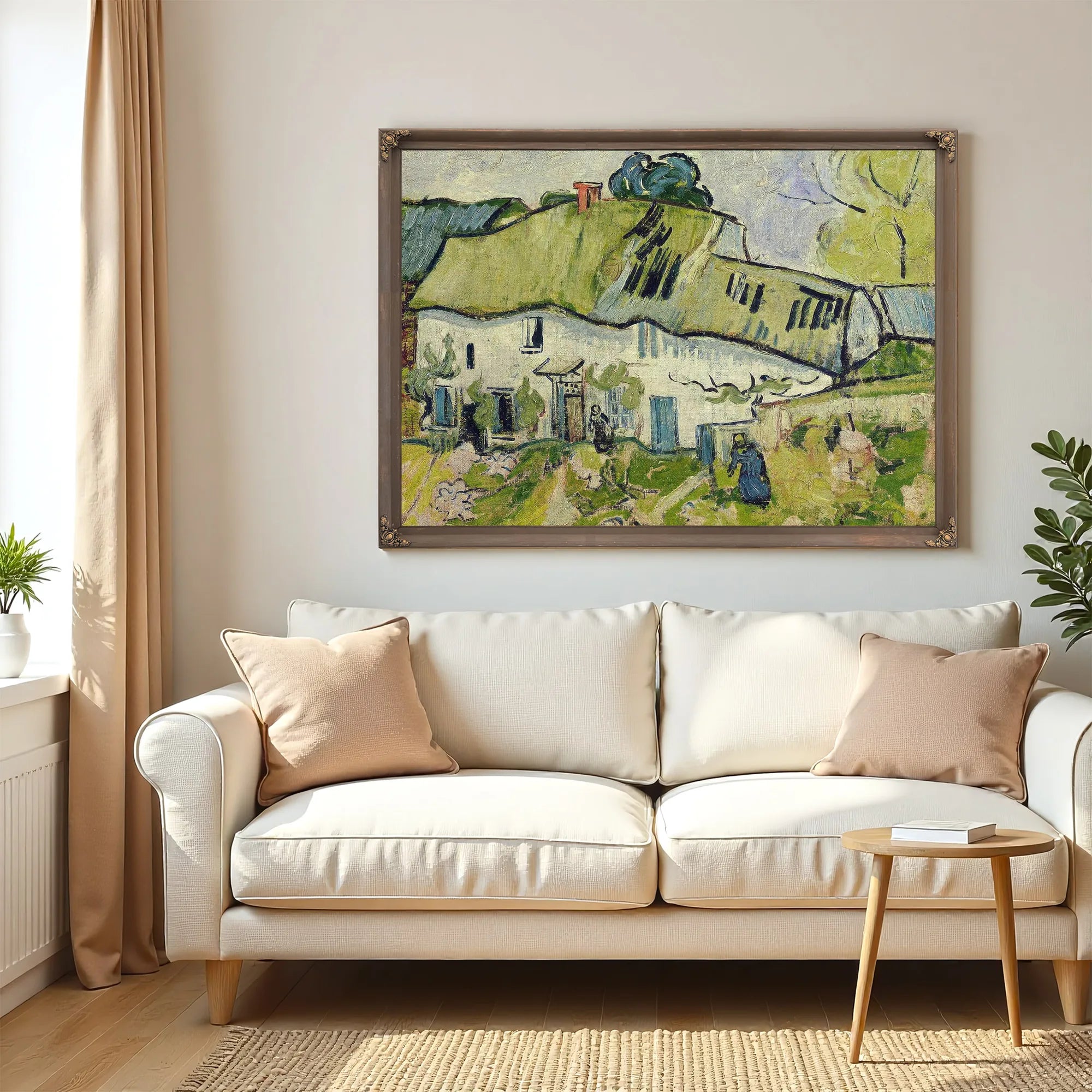 The Farm In Summer By Vincent Van Gogh Fine Art Print