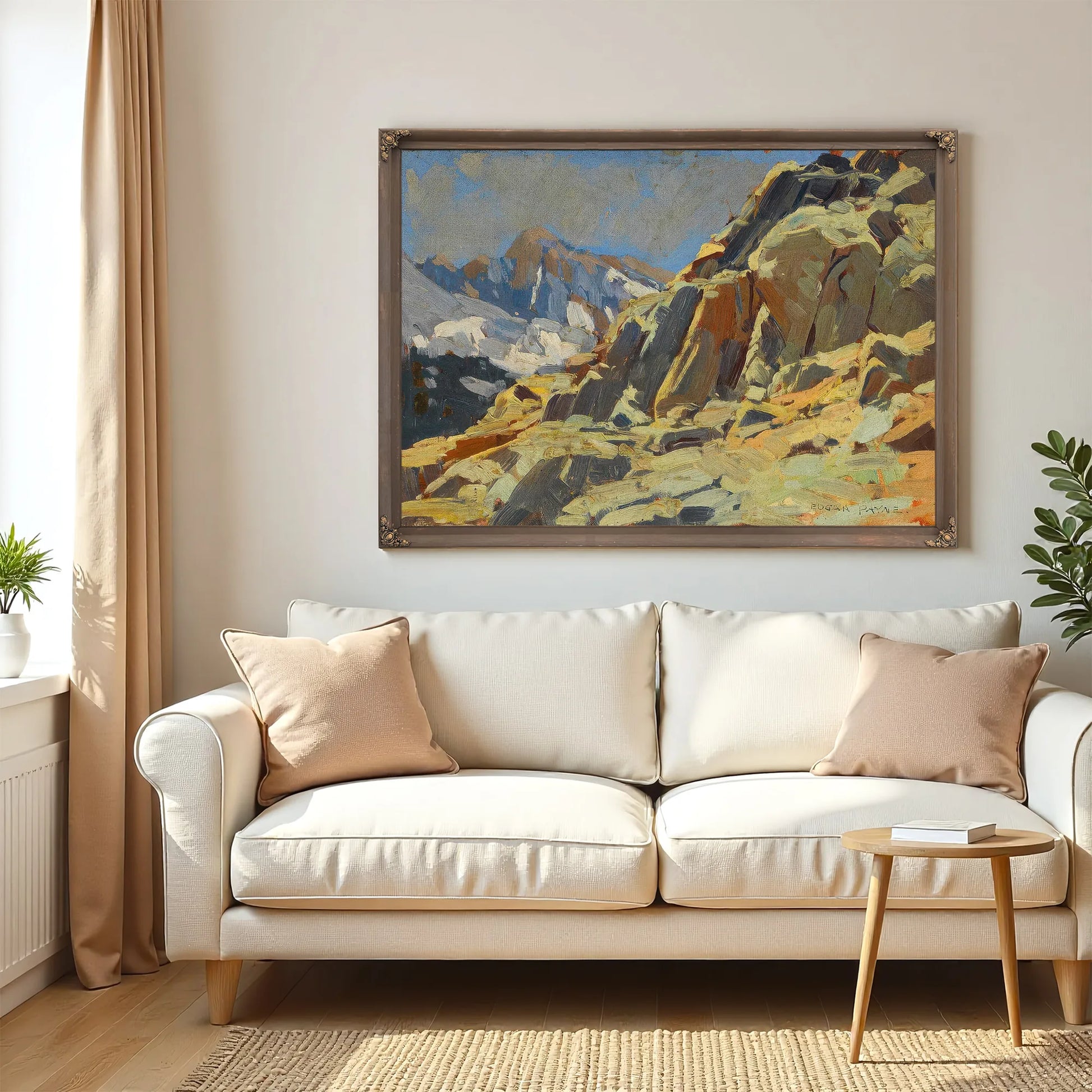 Rocky Crags By Edgar Payne Fine Art Print