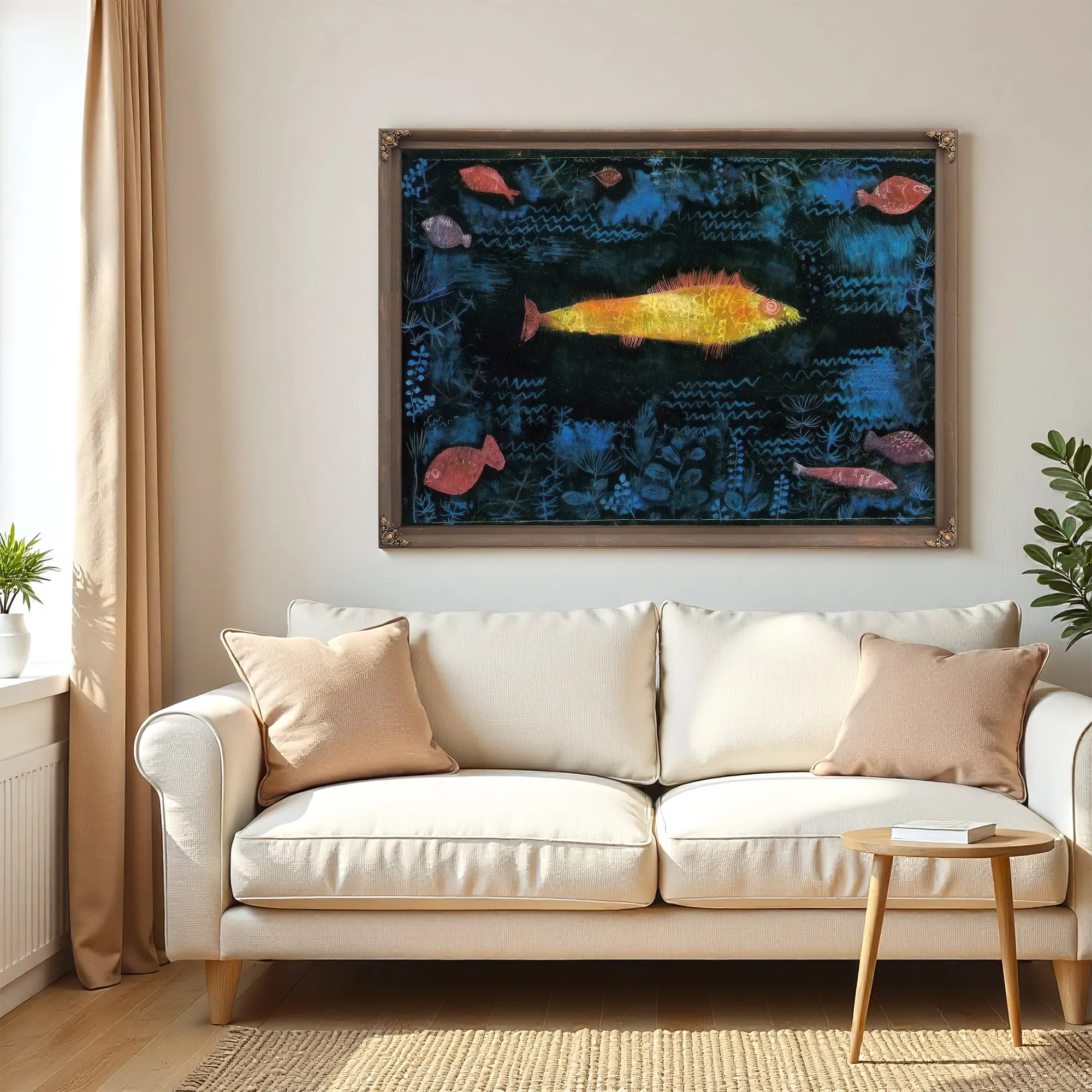 The Goldfish 1925 R 6 ( 86) By Paul Klee Fine Art Print