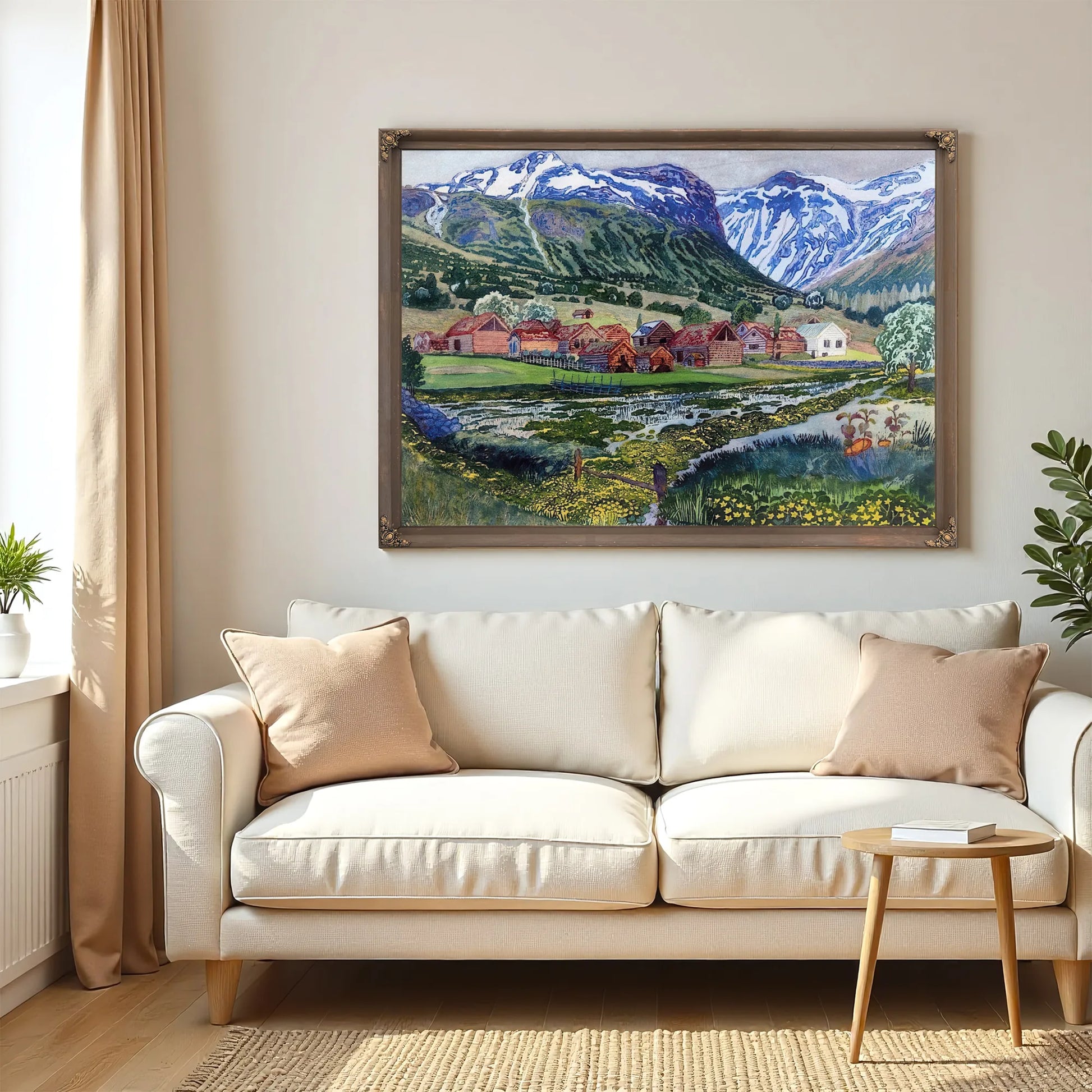 Marsh Marigold Night By Nicolai Astrup Fine Art Print
