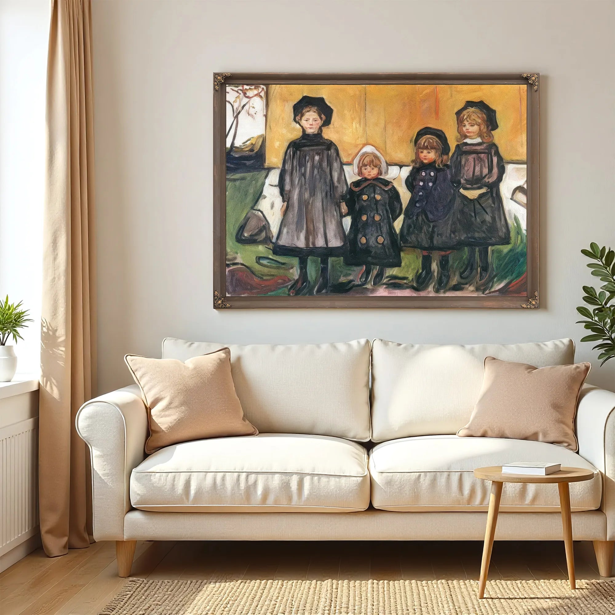 Four Girls At Asgardstrand 1902 By Edvard Munch Fine Art Print