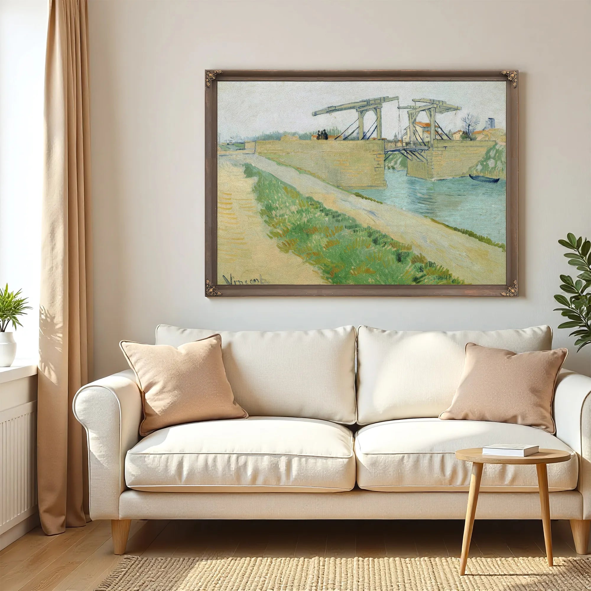 The Langlois Bridge 2 By Vincent Van Gogh Fine Art Print