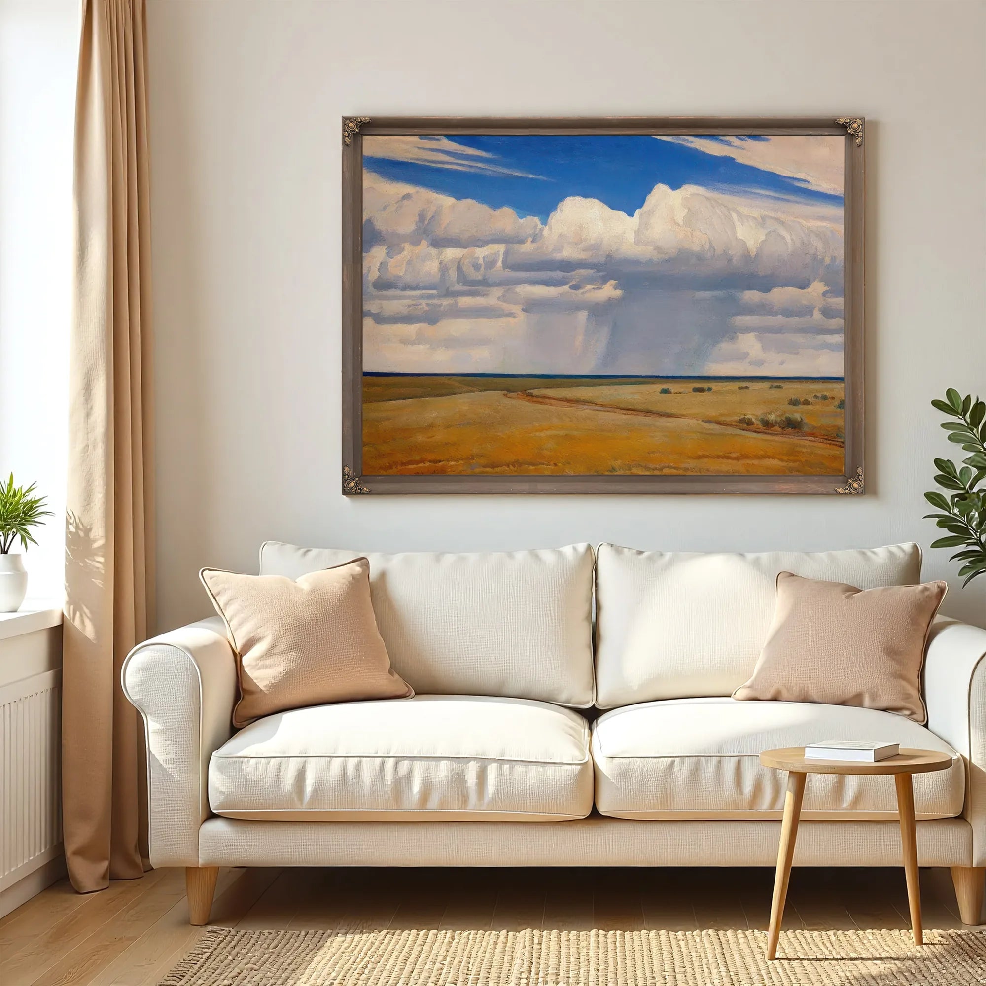 Summer Afternoon Taos By Maynard Dixon Fine Art Print