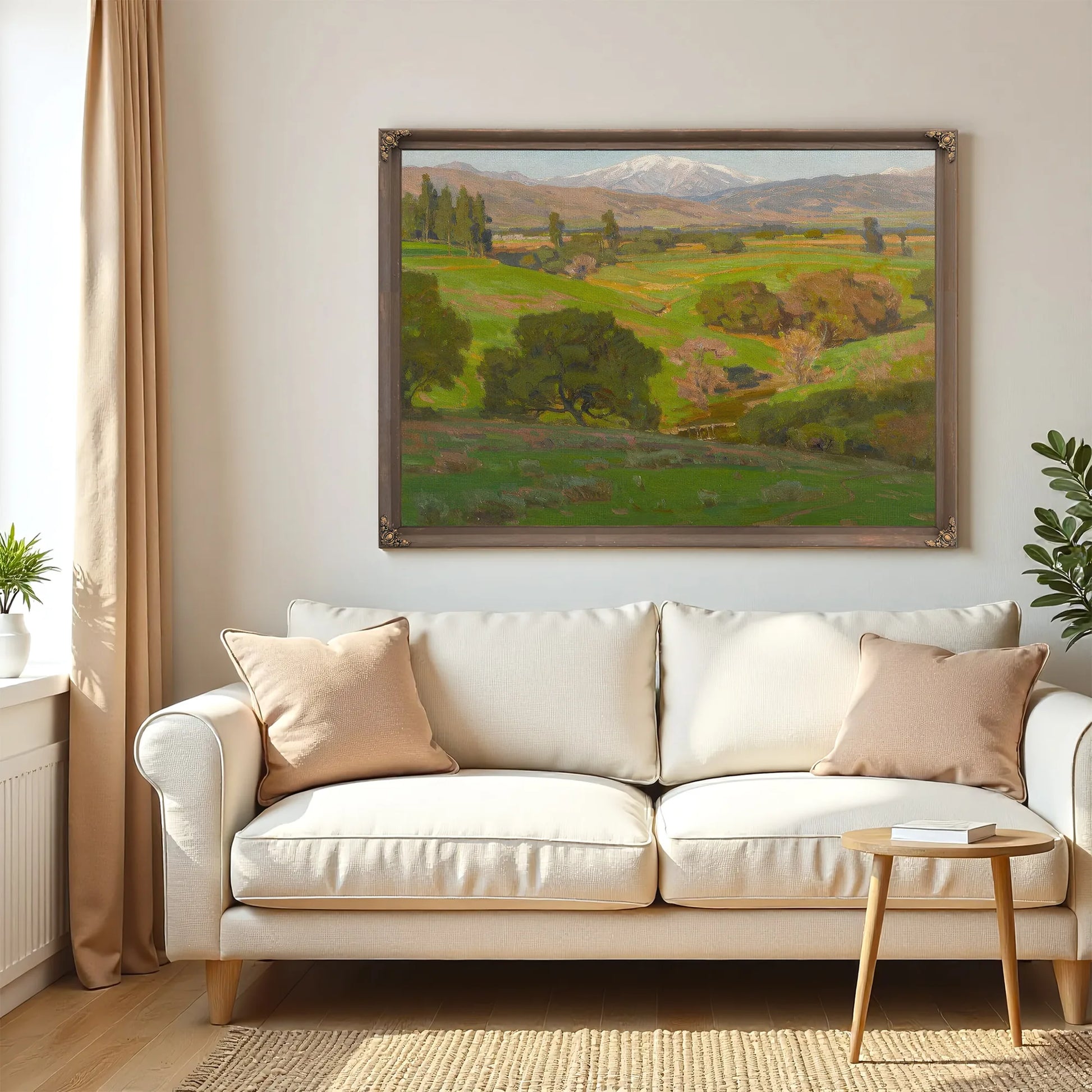 A Vista Towards Mt. Baldy By William Wendt Fine Art Print