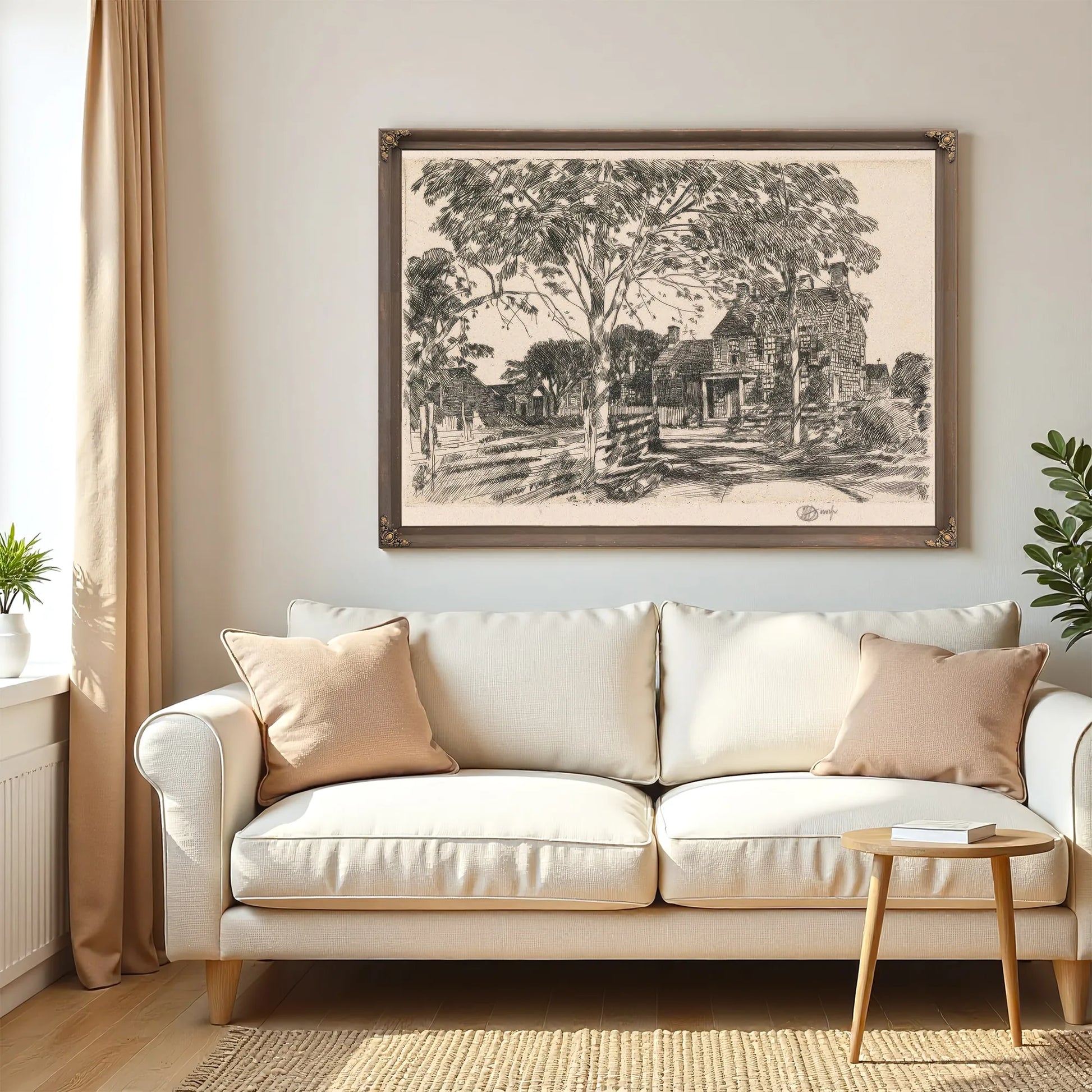Walt Whitman's Birthplace By Childe Hassam Fine Art Print
