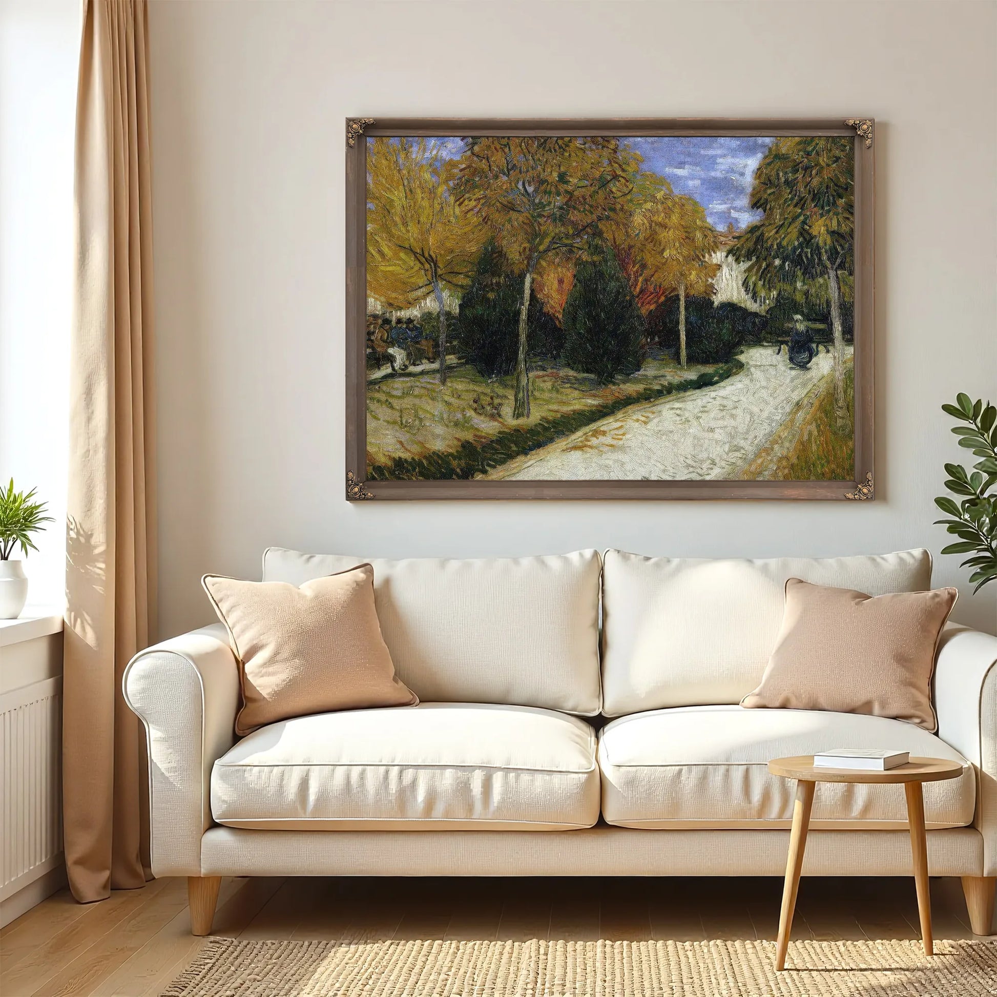 The Public Garden By Vincent Van Gogh Fine Art Print