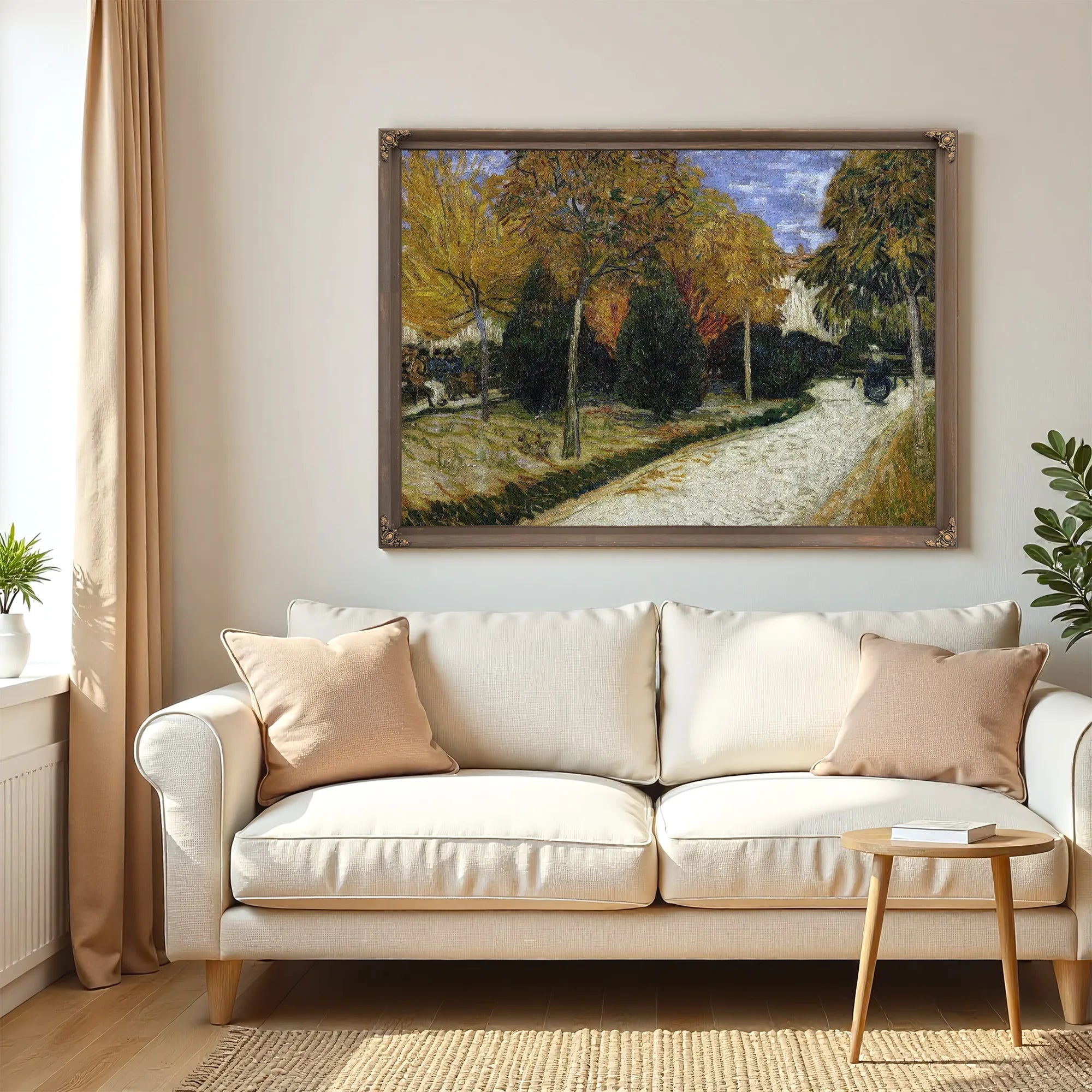 The Public Garden By Vincent Van Gogh Fine Art Print