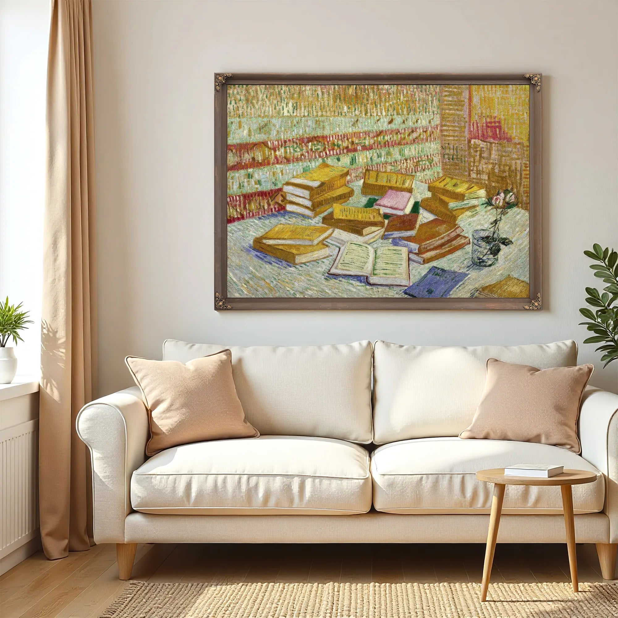 The Parisian Novels By Vincent Van Gogh Fine Art Print