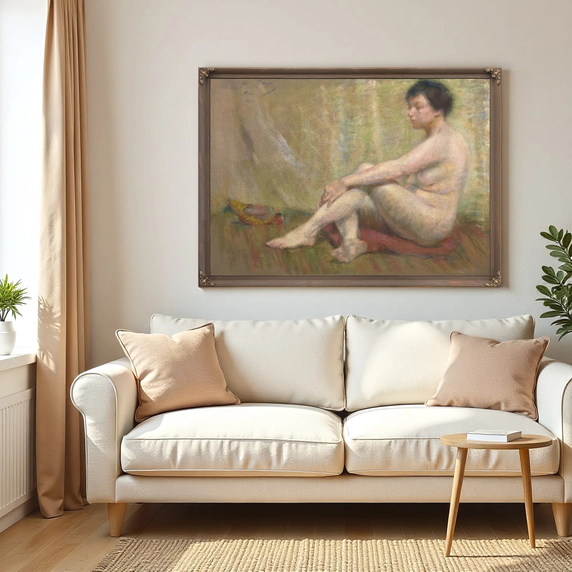 Between Poses By Alice Pike Barney Fine Art Print