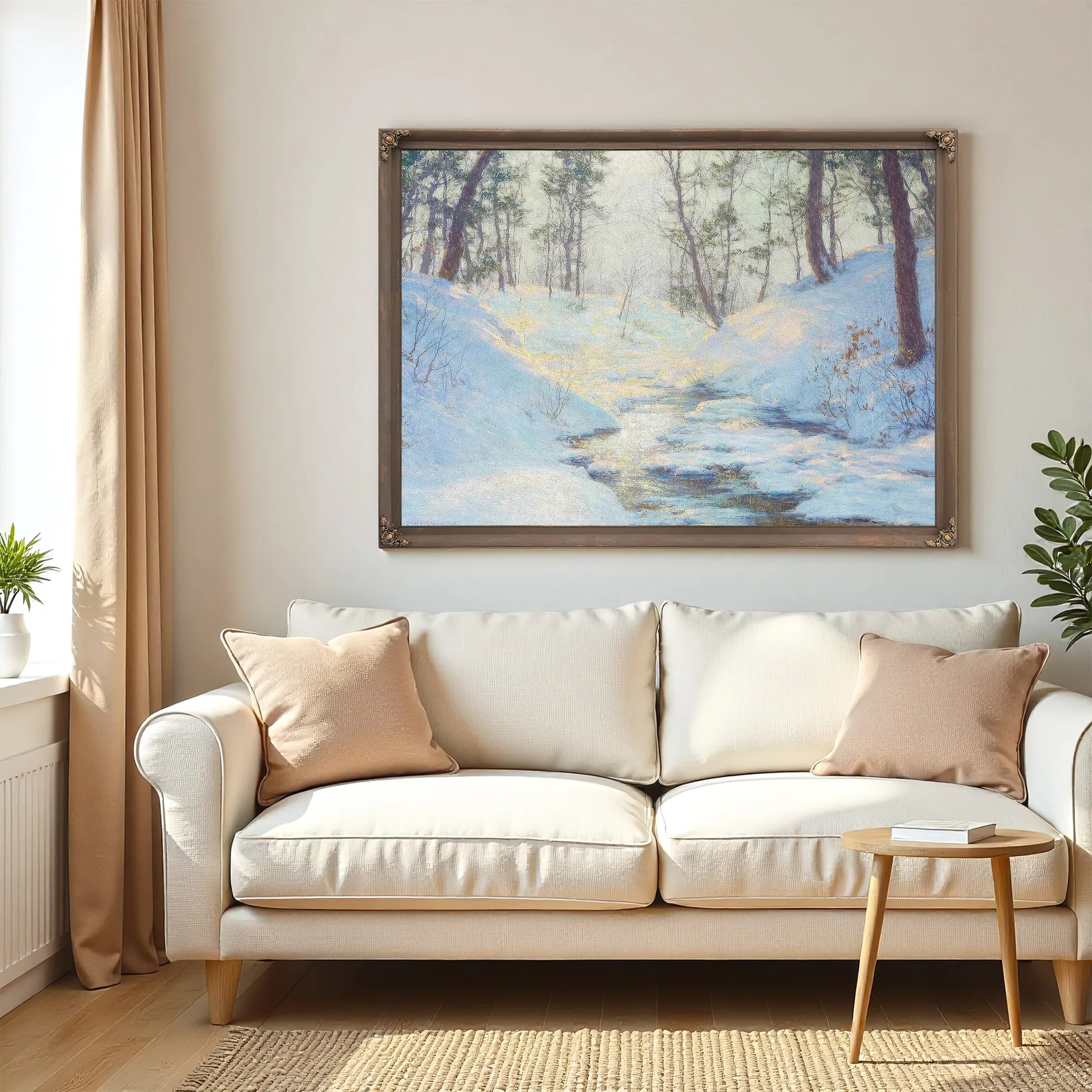 Sunlit Dell By Walter Launt Palmer Fine Art Print