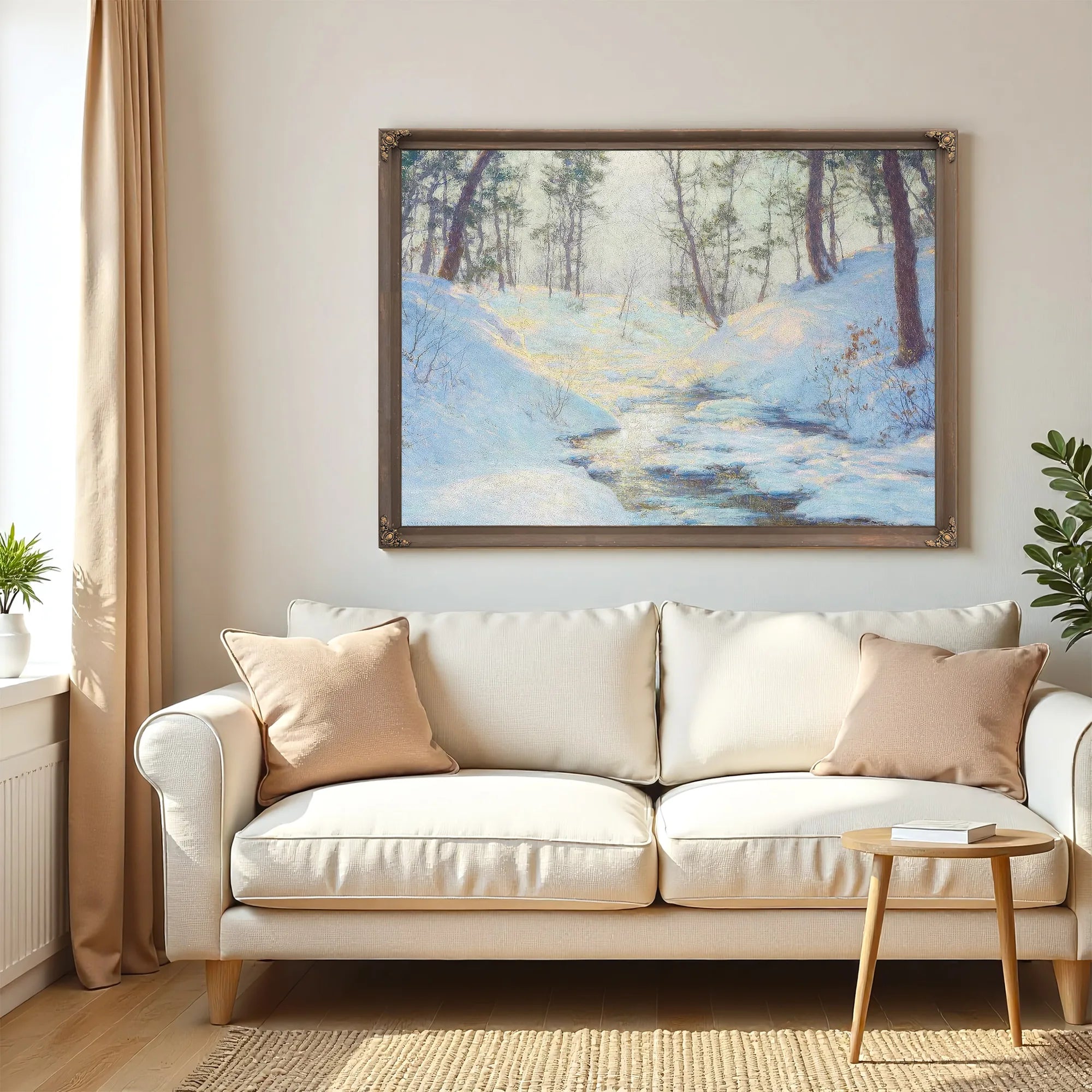 Sunlit Dell By Walter Launt Palmer Fine Art Print