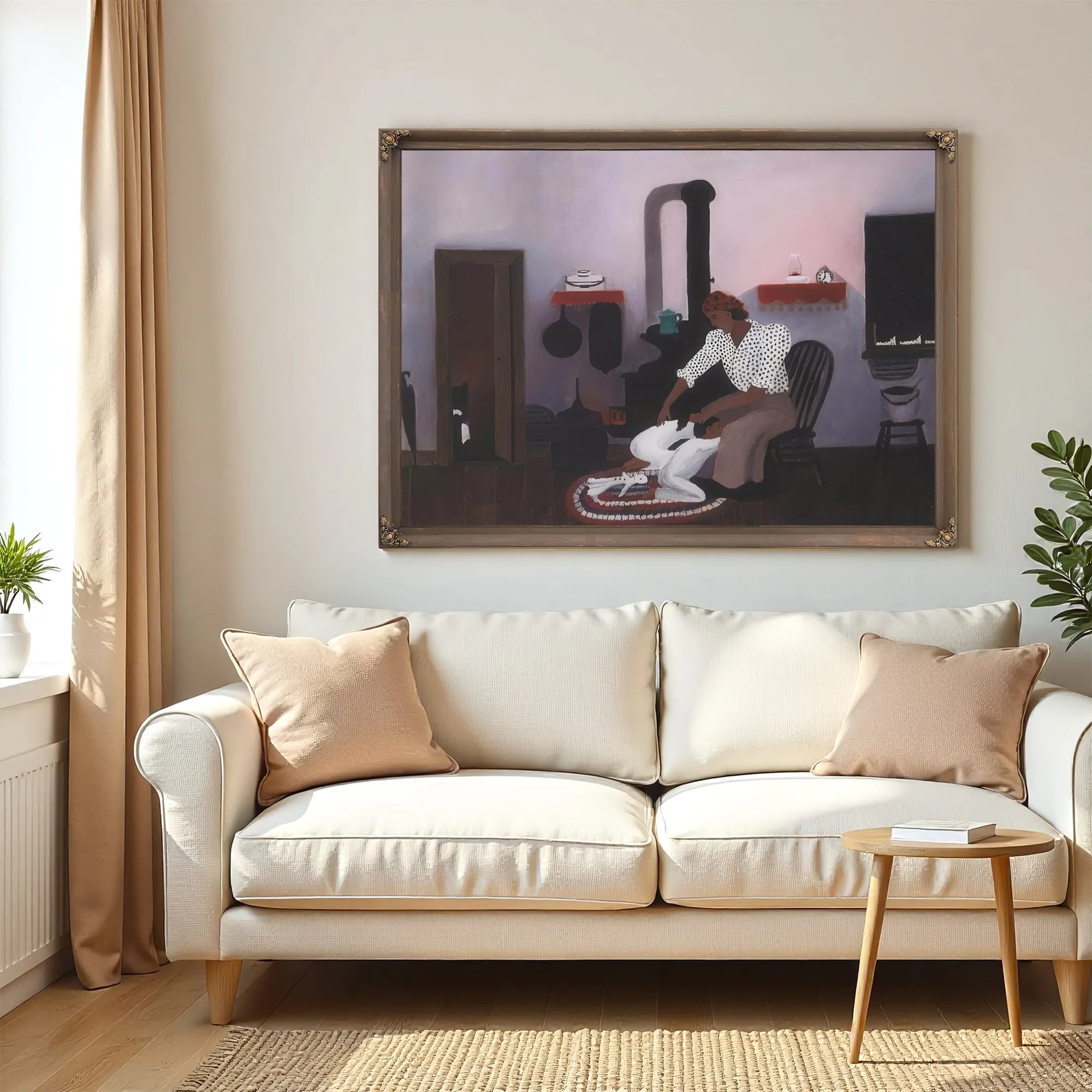 Saying Prayers By Horace Pippin Fine Art Print