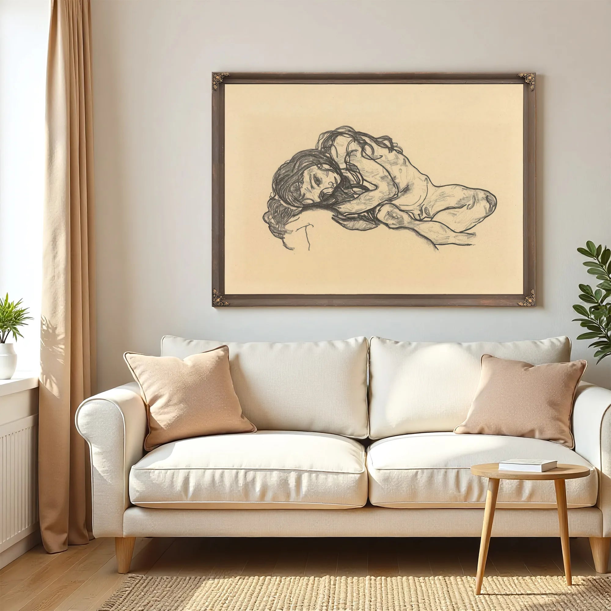 Madchen Girl By Egon Schiele Fine Art Print