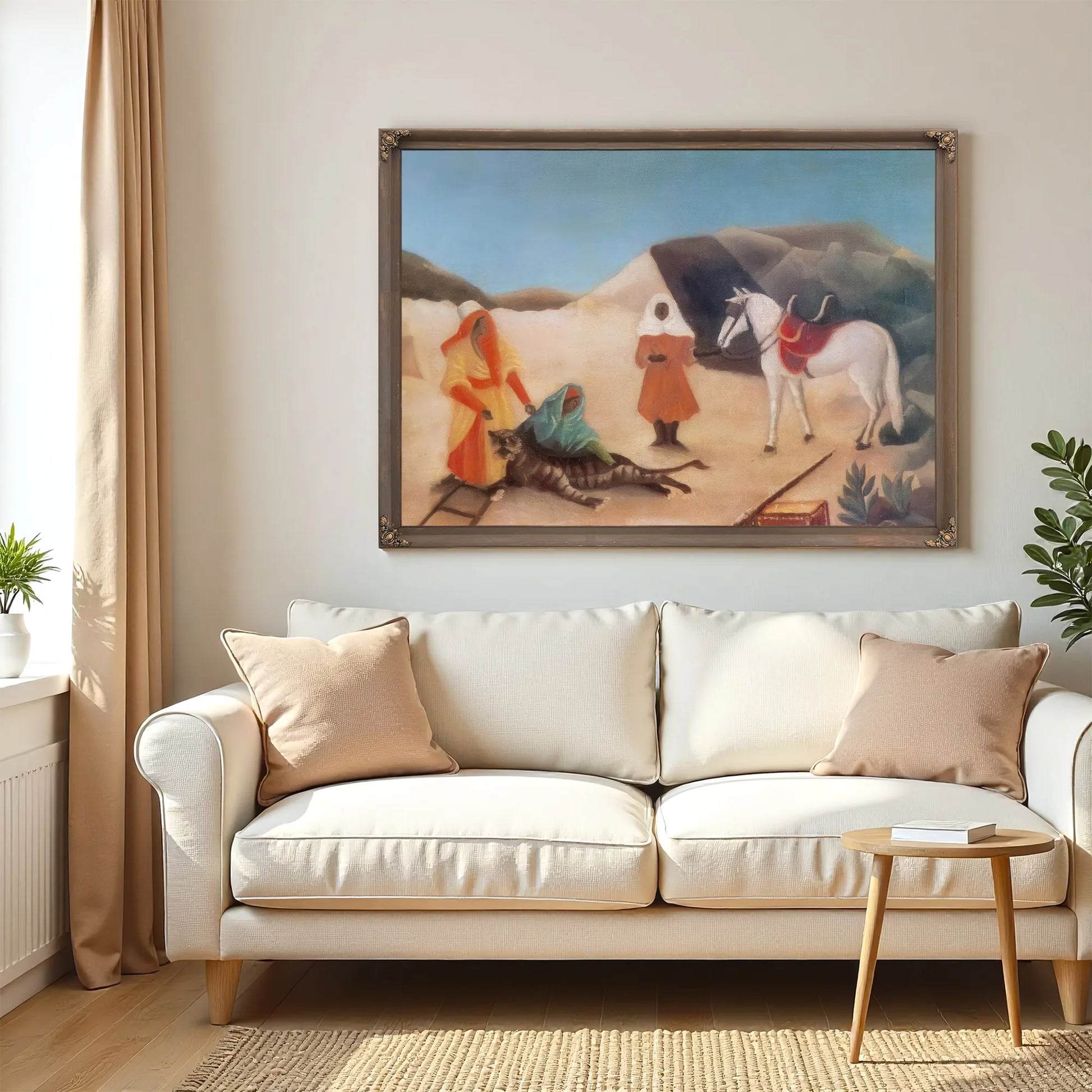 Tiger Hunt About 1904 By Henri Rousseau Fine Art Print