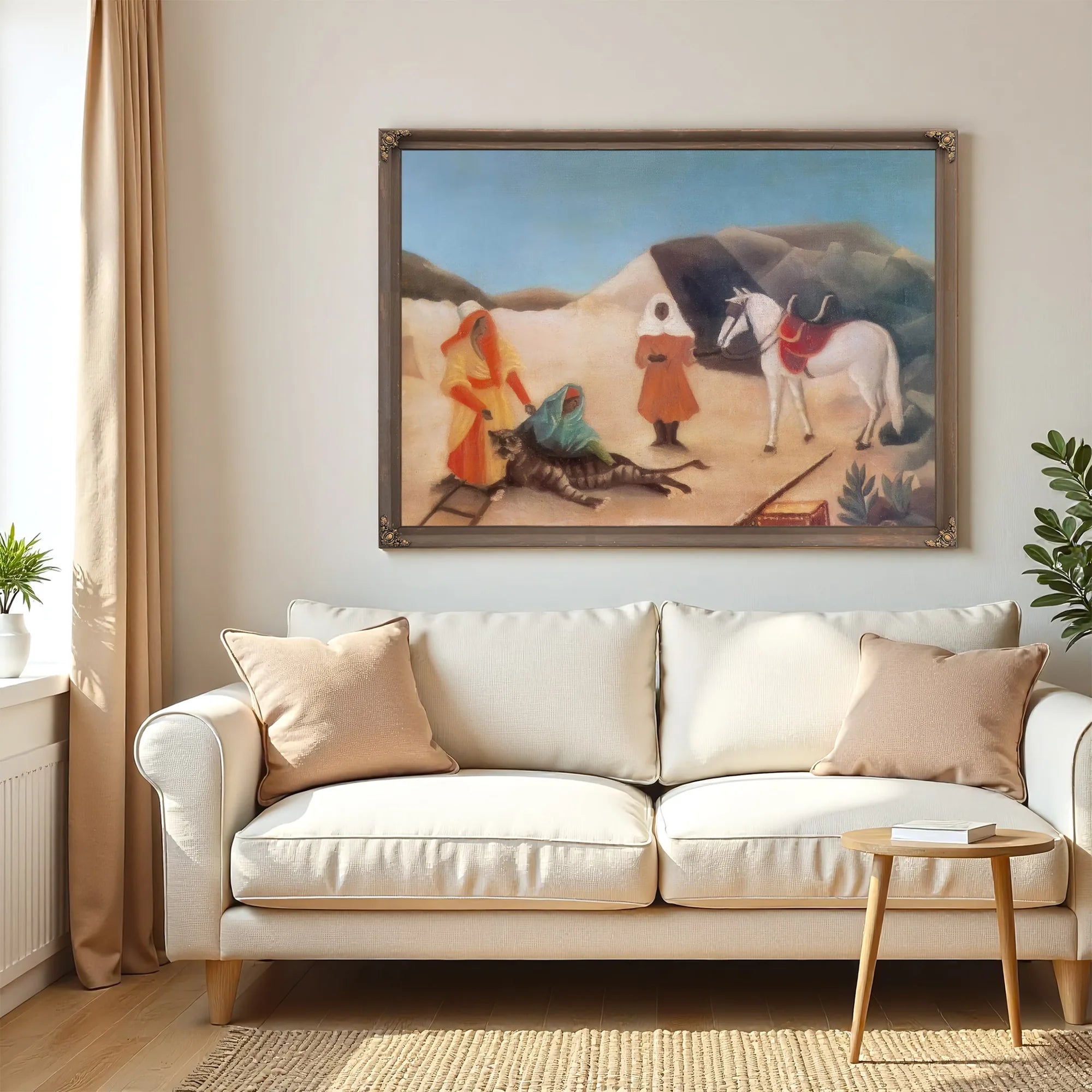Tiger Hunt About 1904 By Henri Rousseau Fine Art Print