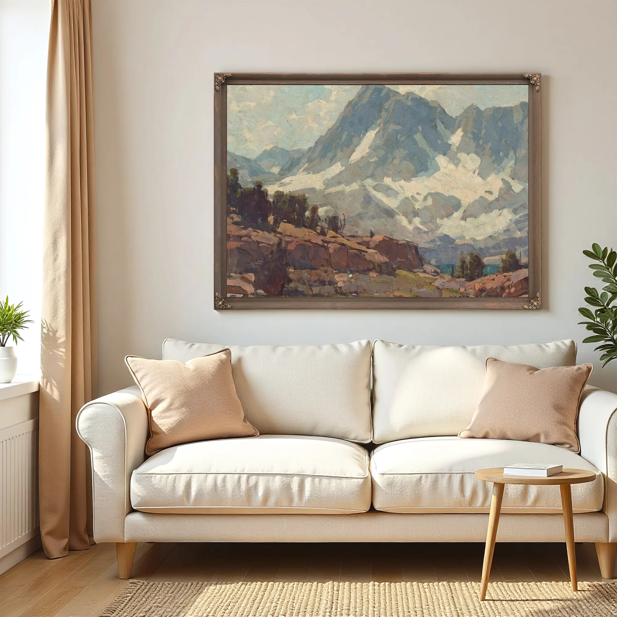 Sierra Glaciers And Lake By Edgar Payne Fine Art Print