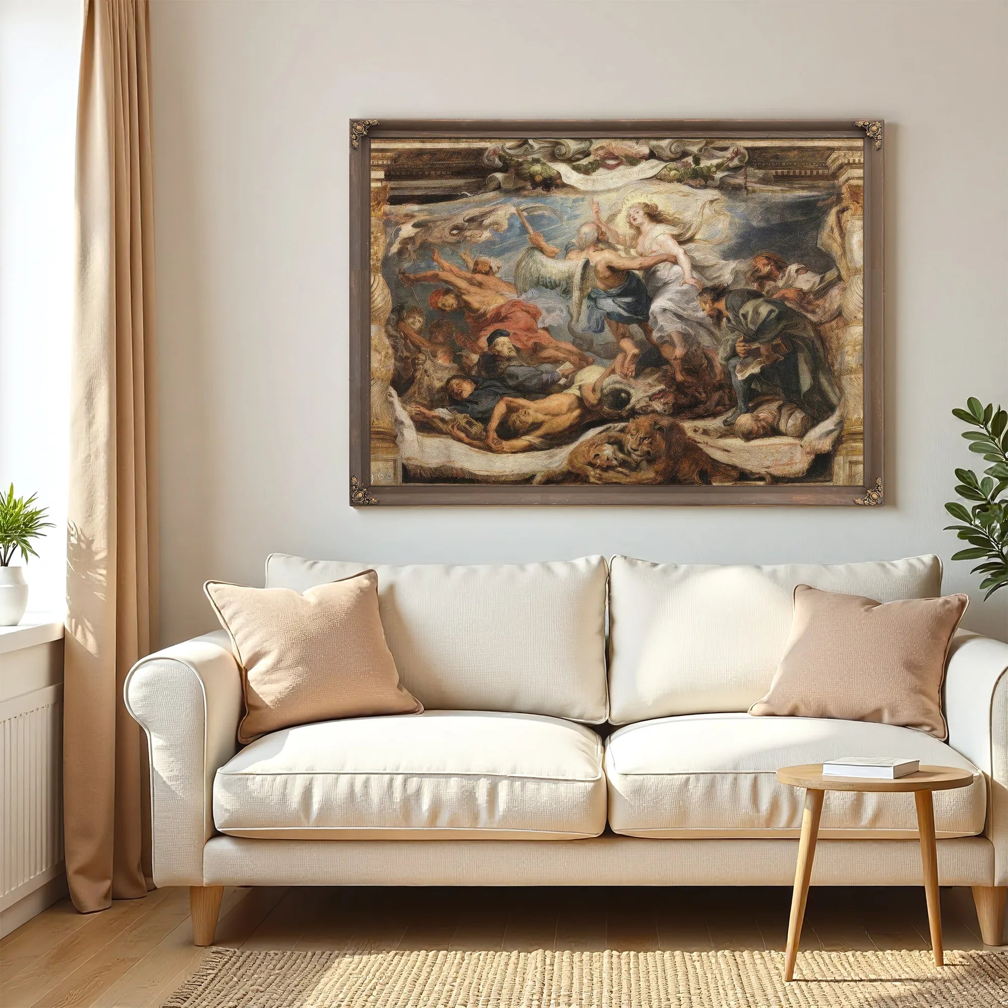 The Triumph Of Truth Over Heresy By Peter Paul Rubens Fine Art Print