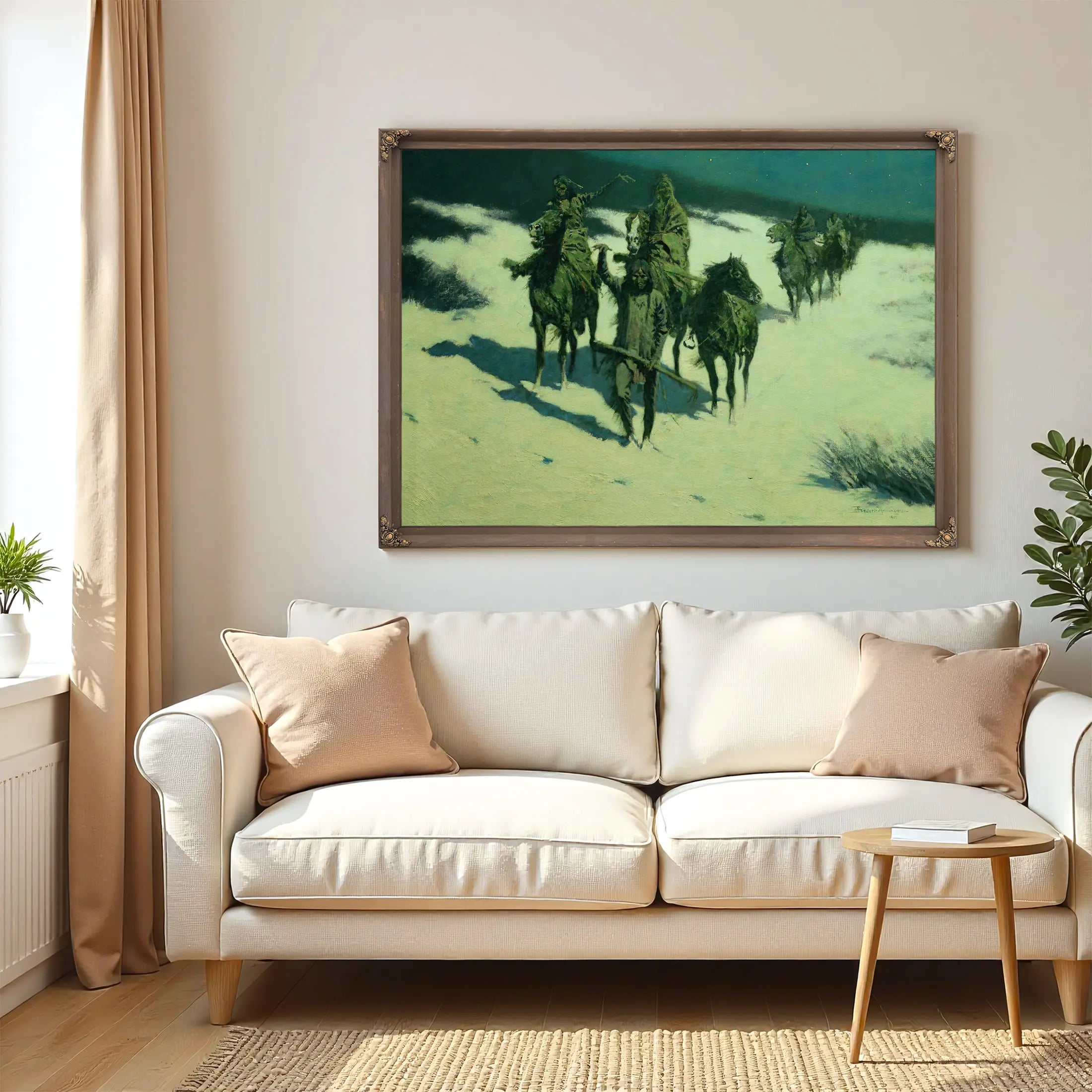 The Trail Of The Shod Horse by Frederic Remington
