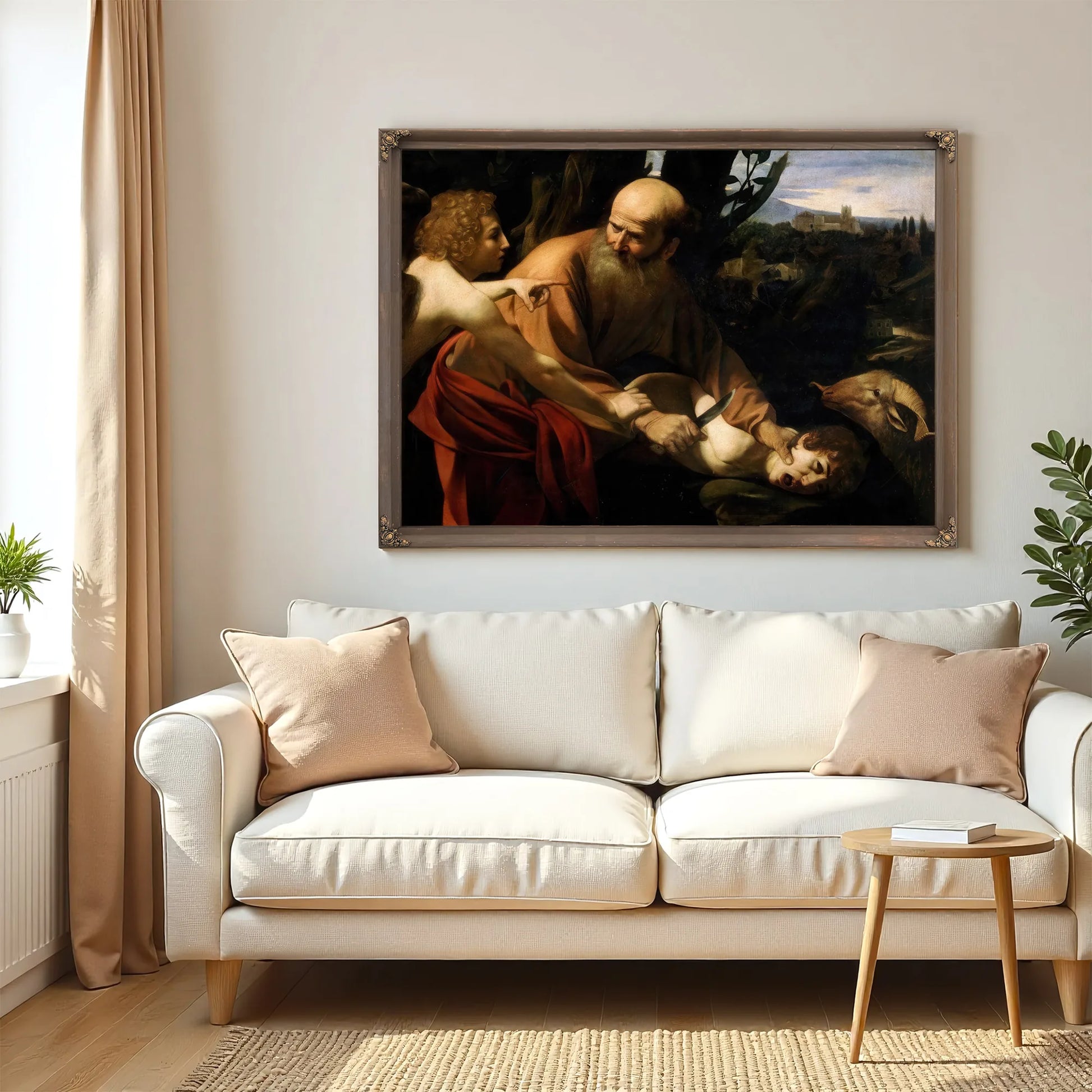 The Sacrifice Of Isaac 1602 By Caravaggio Fine Art Print