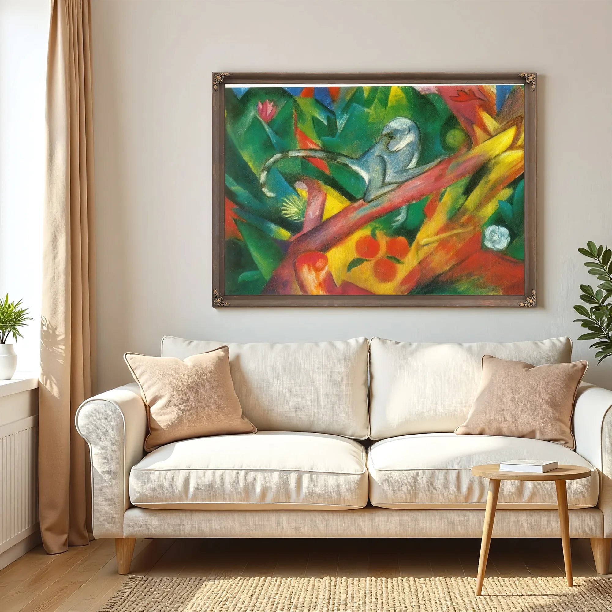 The Monkey by Franz Marc Fine Art Print
