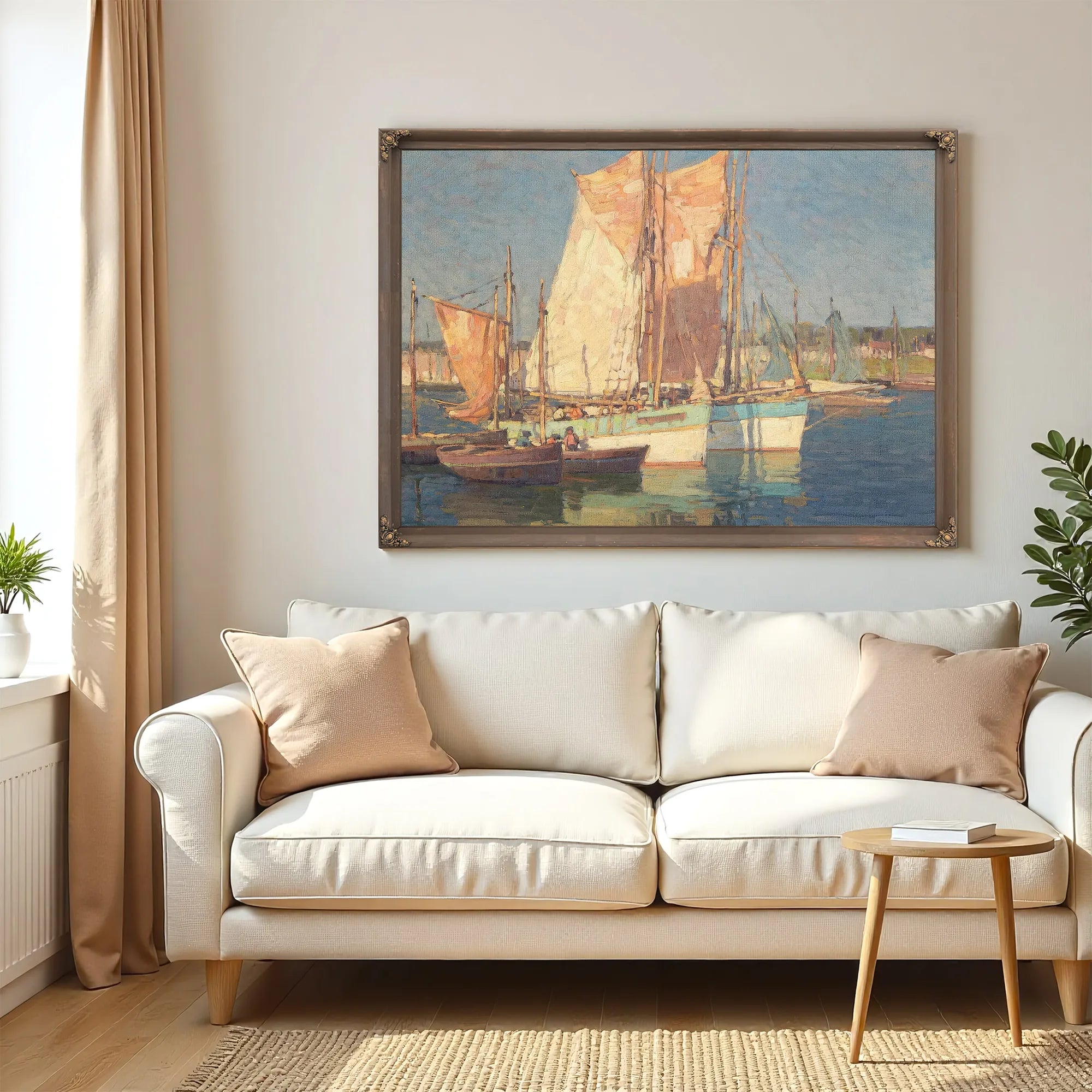 At Concarneau, France By Edgar Payne Fine Art Print