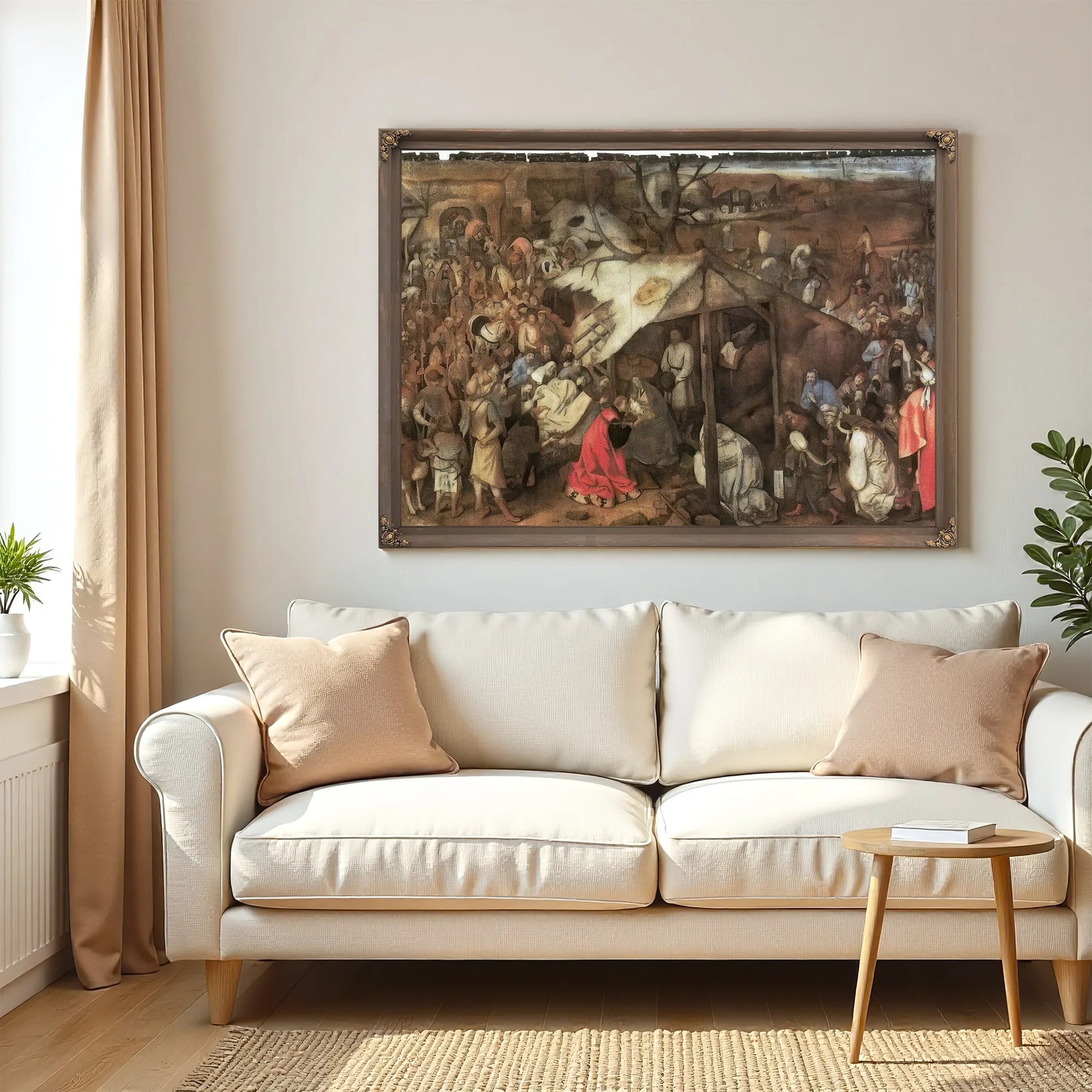 The Adoration Of The Kings Between 1556 And 1562 By Pieter Bruegel Fine Art Print