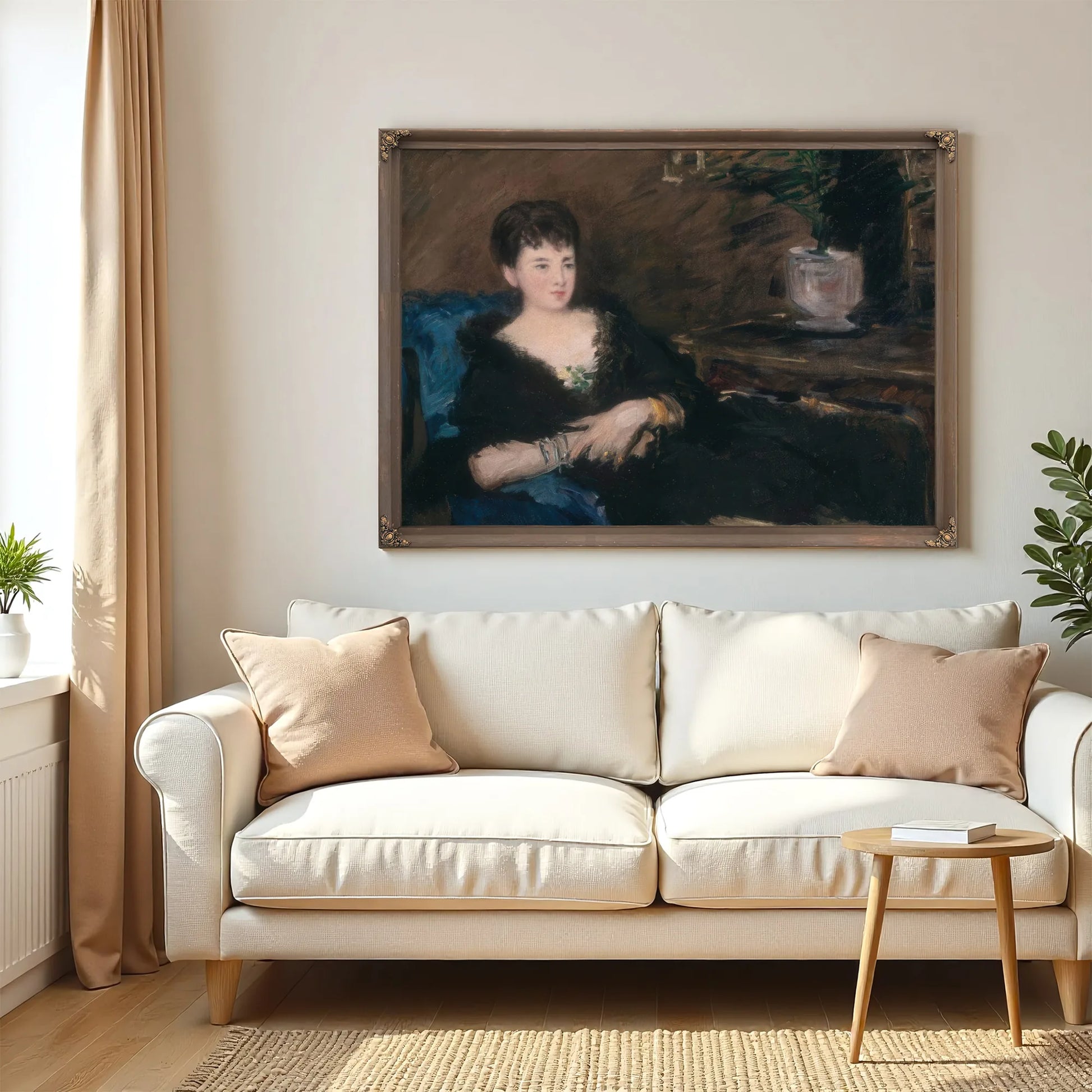 Portrait Of Isabelle Lemonnier By Edouard Manet Fine Art Print