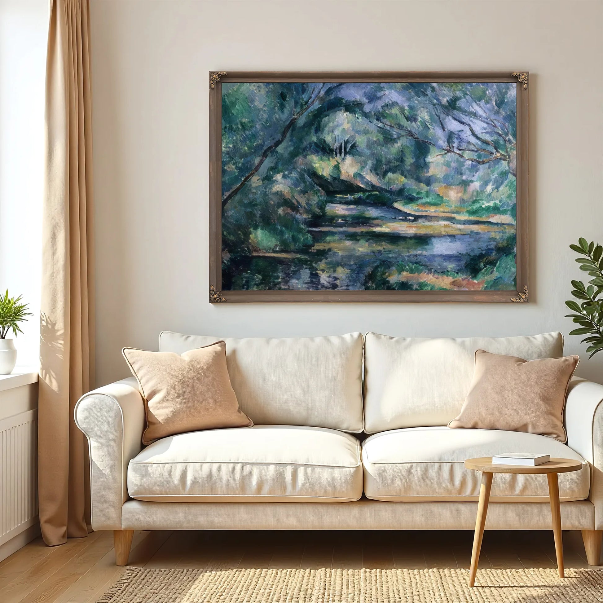 The Brook By Paul Cezanne Fine Art Print