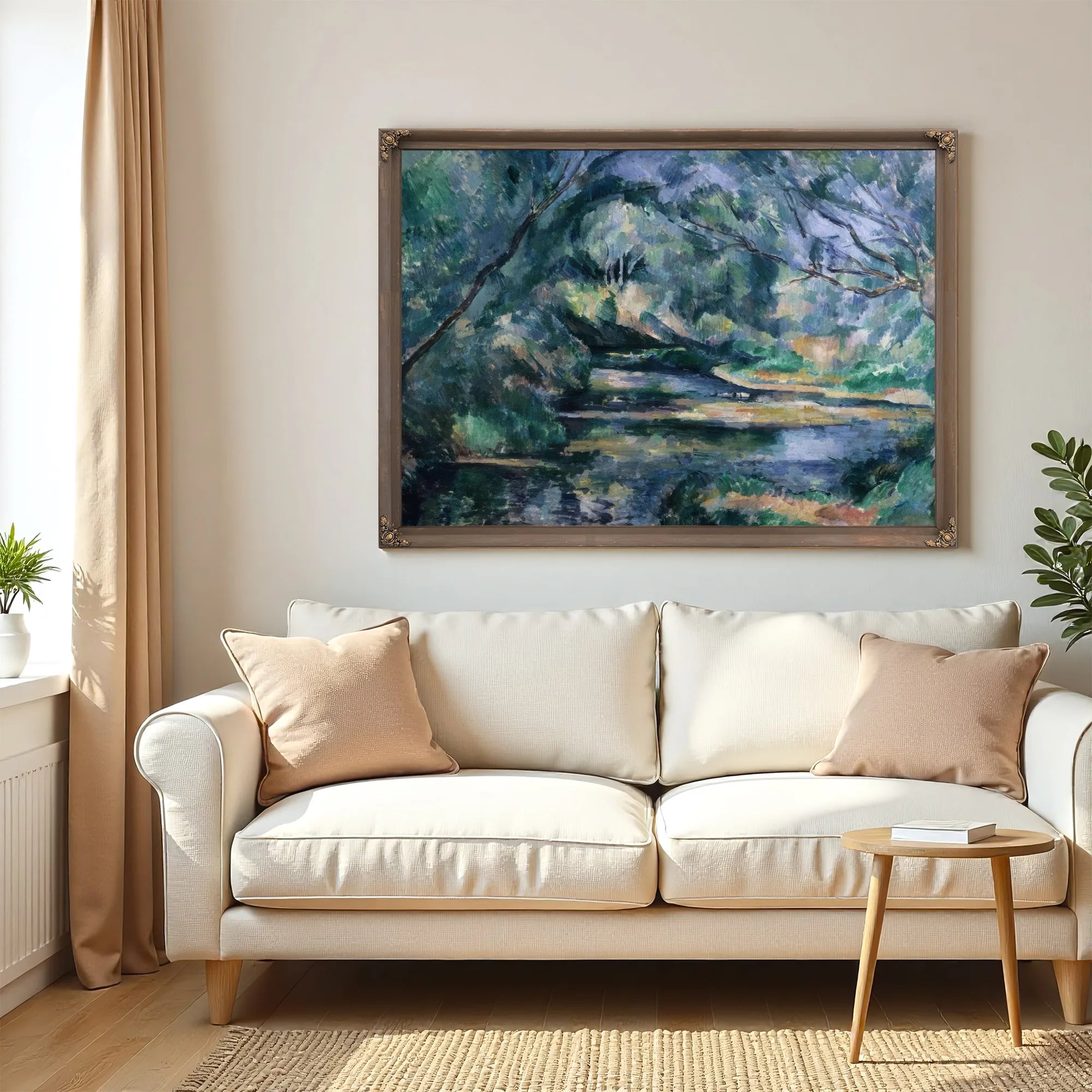The Brook By Paul Cezanne Fine Art Print