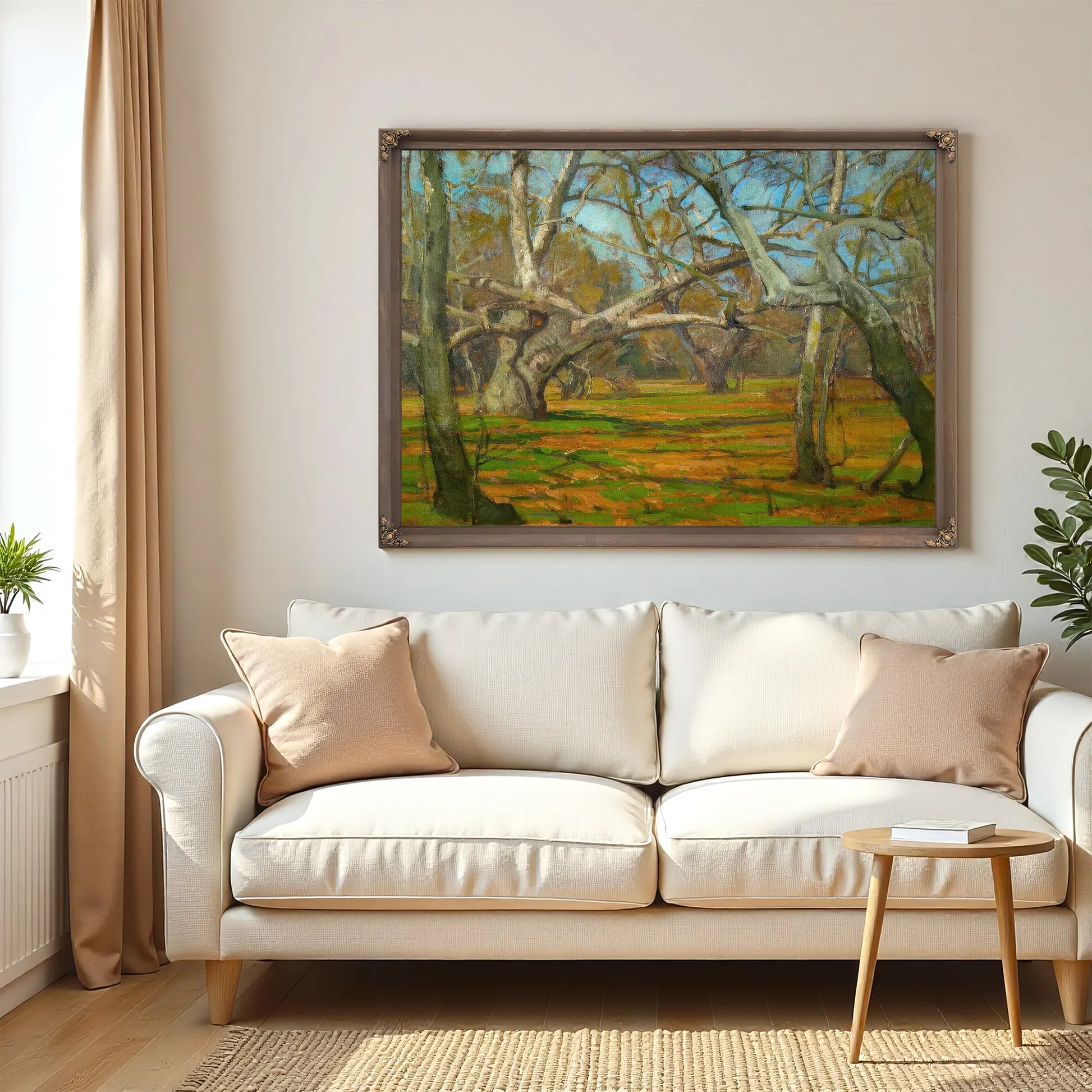 Oaks And Sycamores By William Wendt Fine Art Print