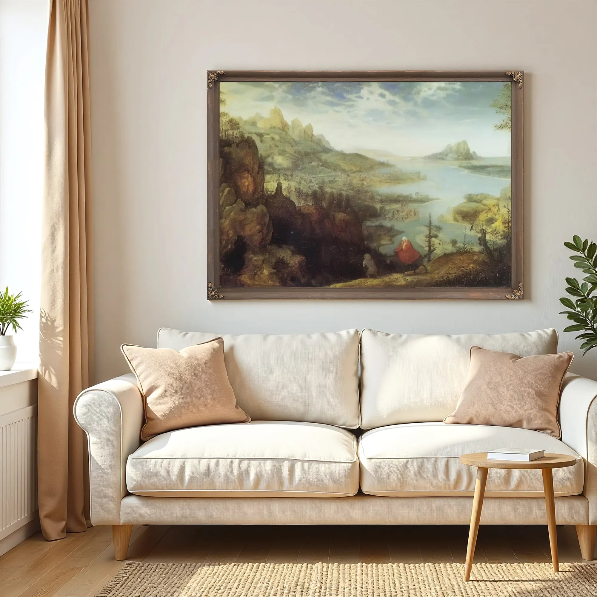 Landscape With The Flight Into Egypt By 1563 By Pieter Bruegel Fine Art Print