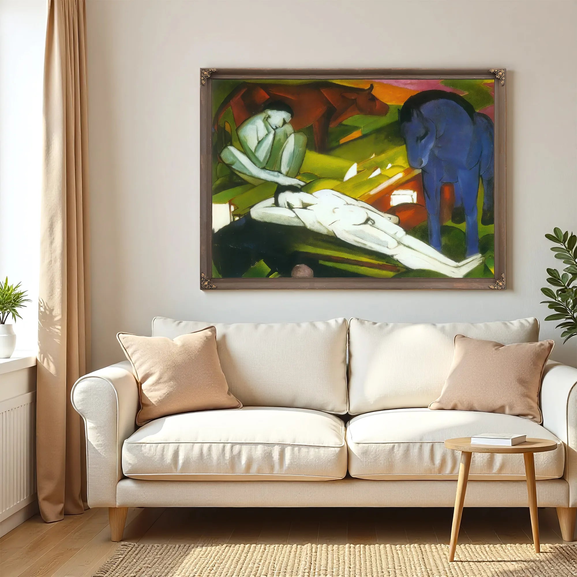 Sheperds By Franz Marc Fine Art Print