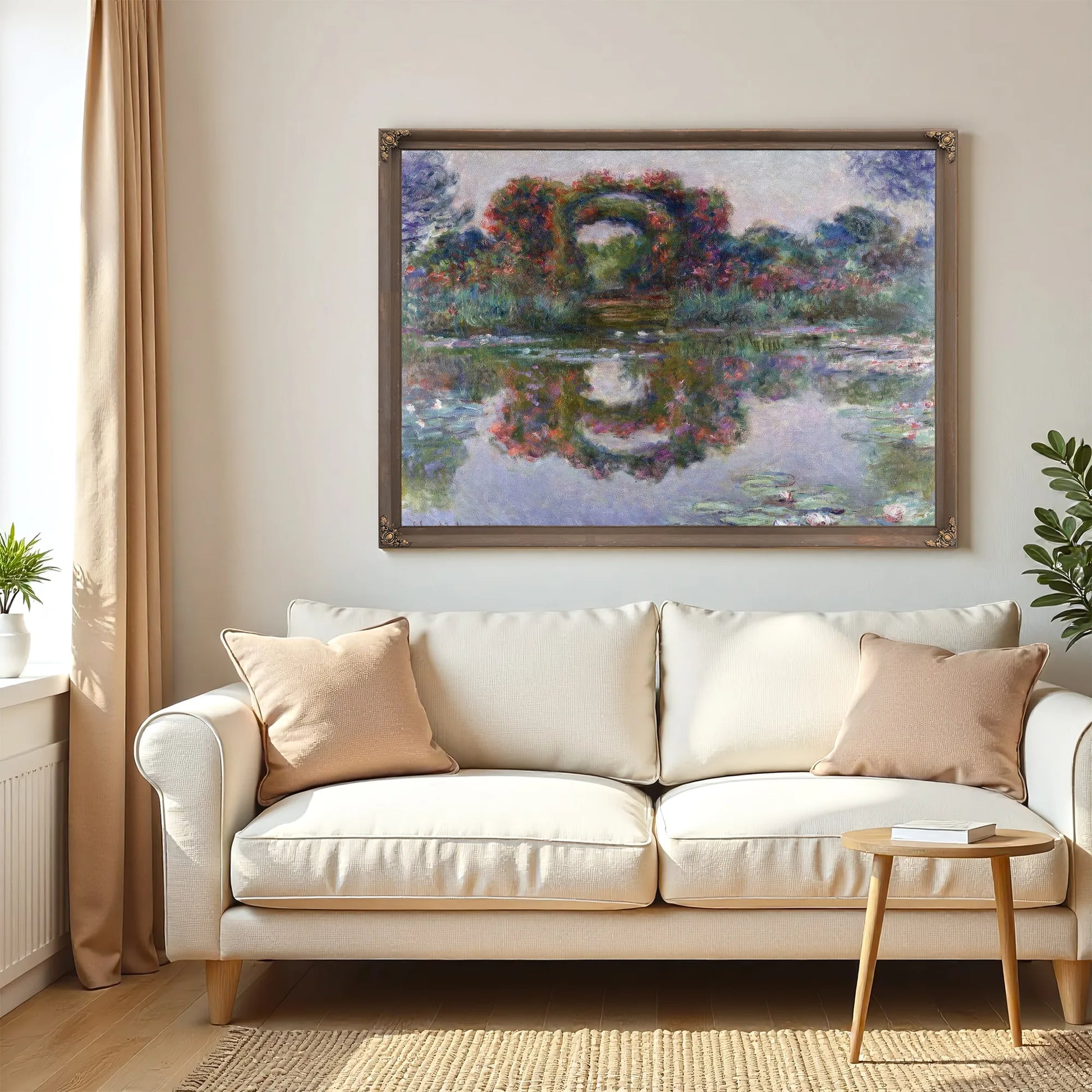 Flowering Arches, Giverny By Claude Monet Fine Art Print