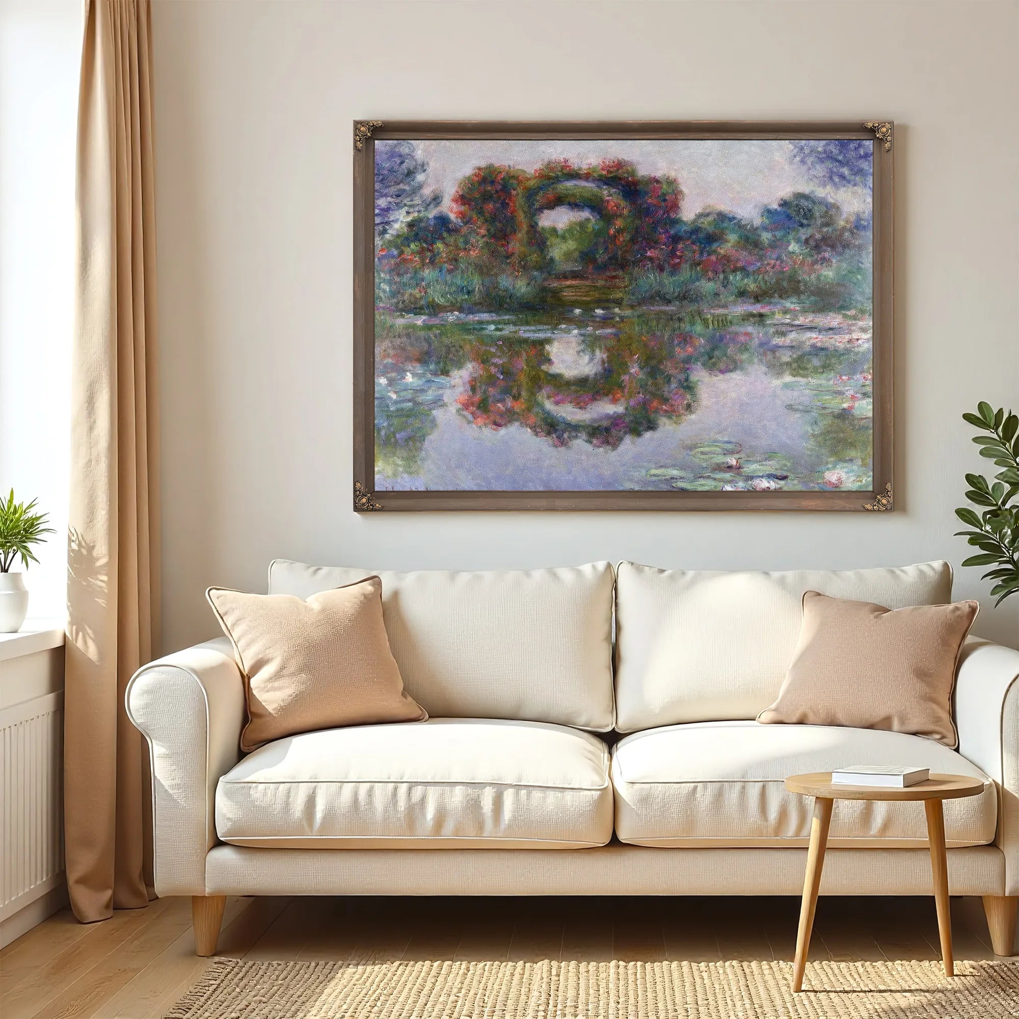Flowering Arches, Giverny By Claude Monet Fine Art Print