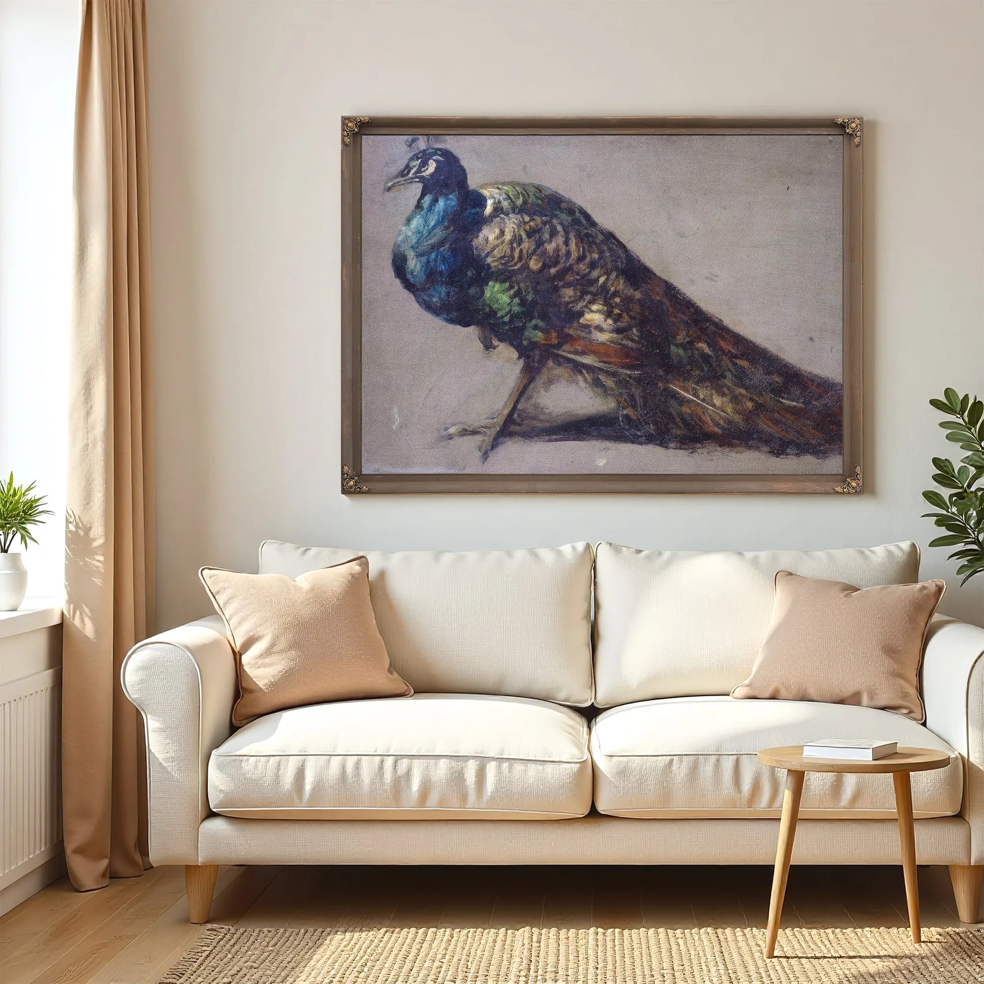 Study Of A Peacock For 'The Judgement Of Paris' By William Etty Fine Art Print