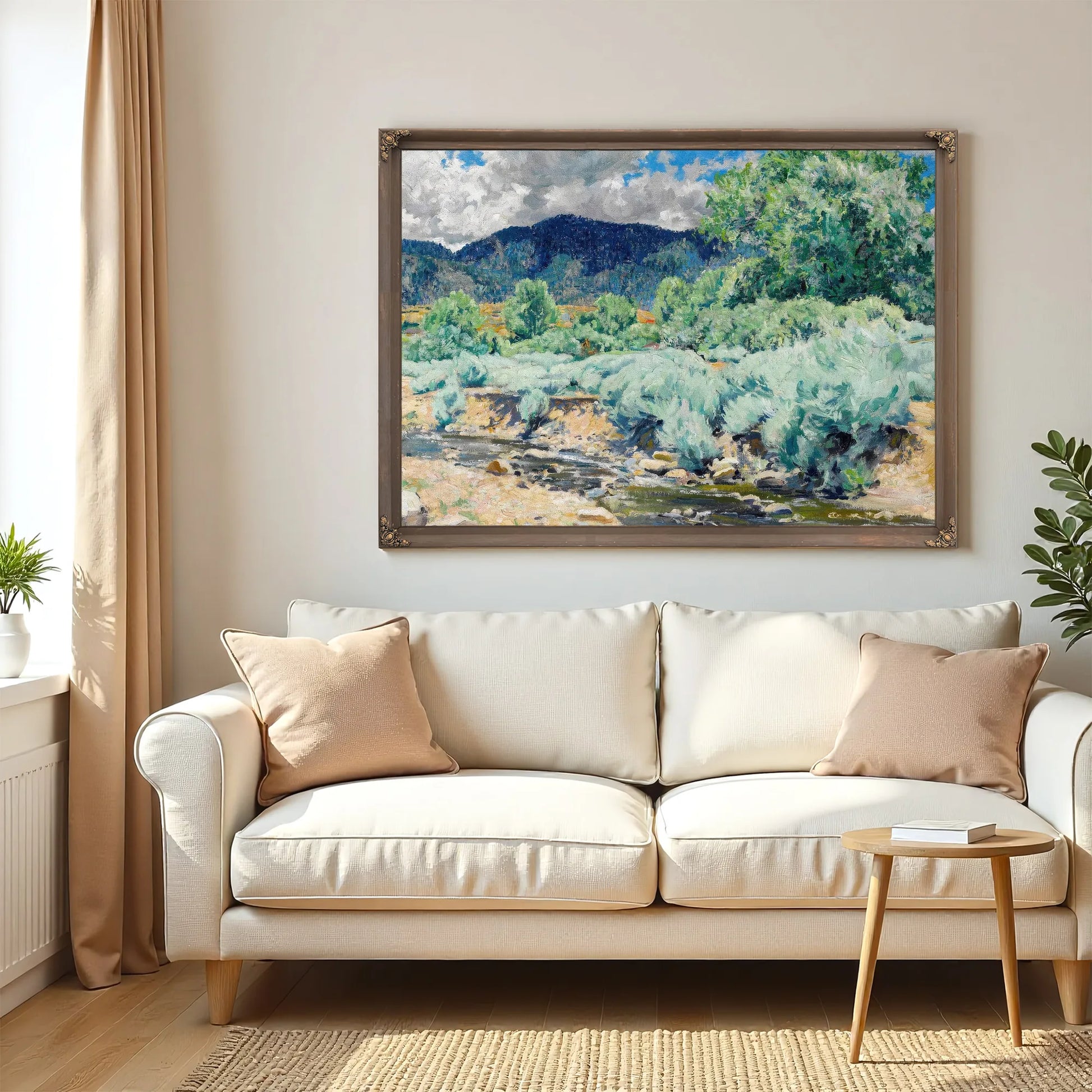 Greasewood, Santa Fe River By Walter Ufer Fine Art Print
