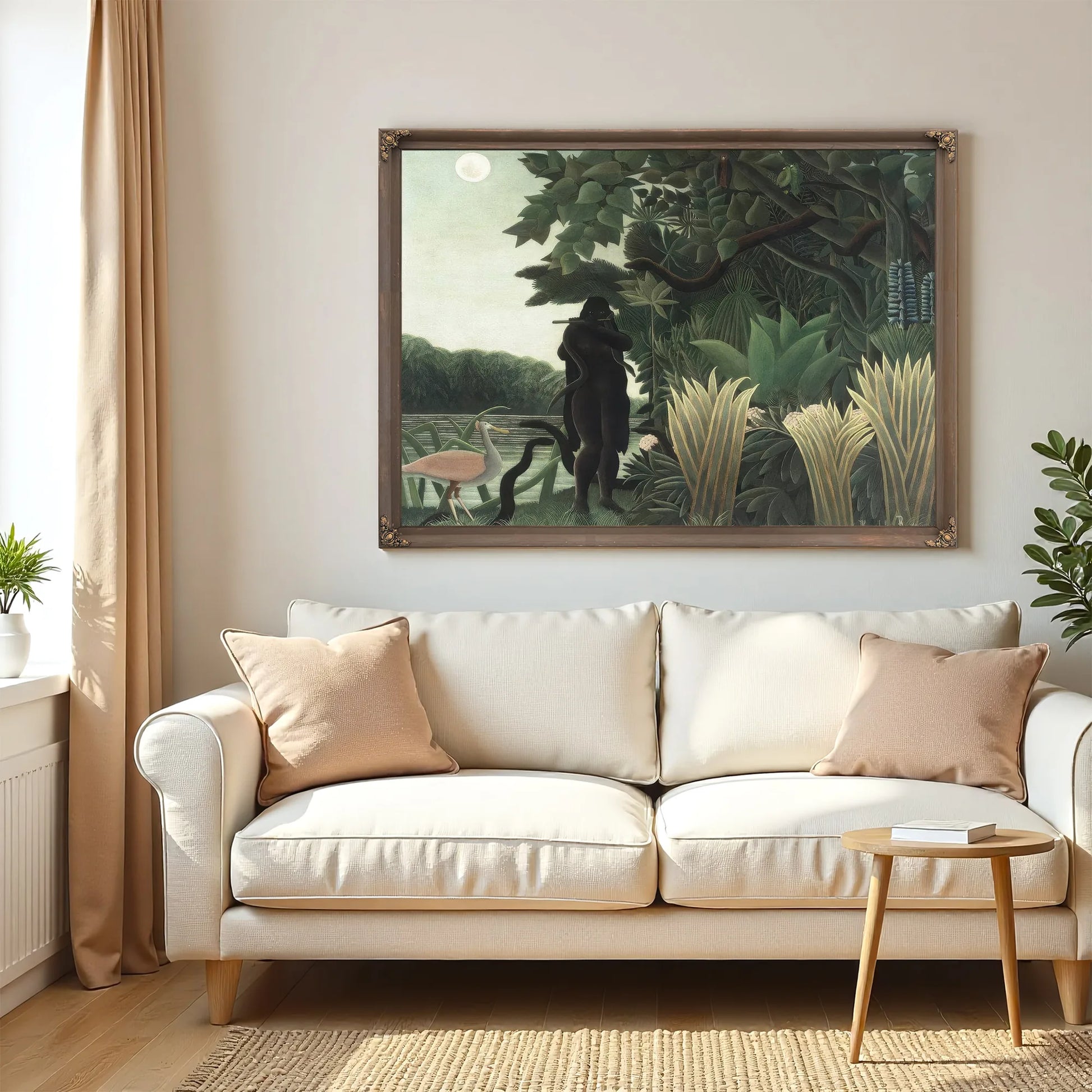 La Charmeuse De Serpents By Henri Julien Felix Rousseau Fine Art Print