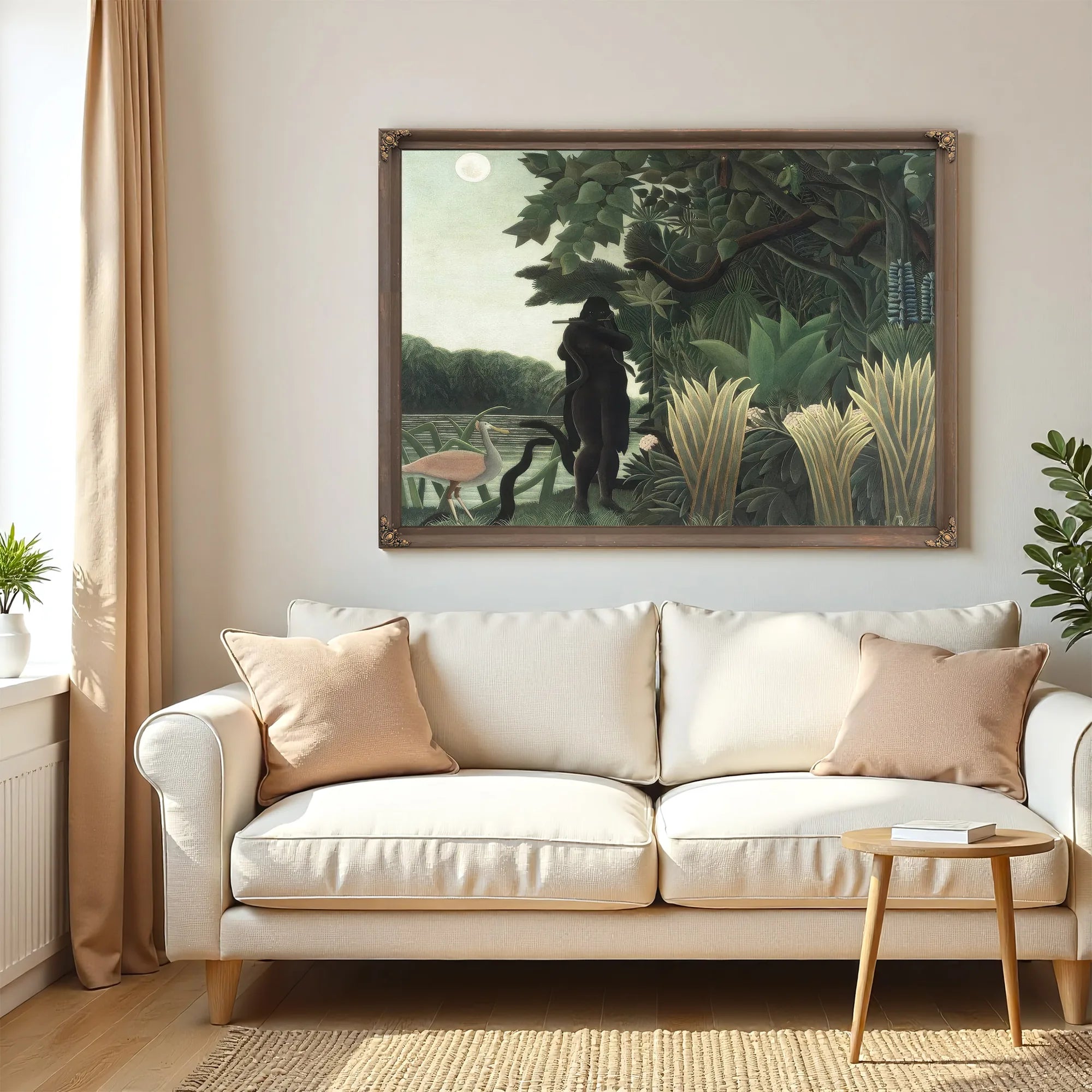 La Charmeuse De Serpents By Henri Julien Felix Rousseau Fine Art Print