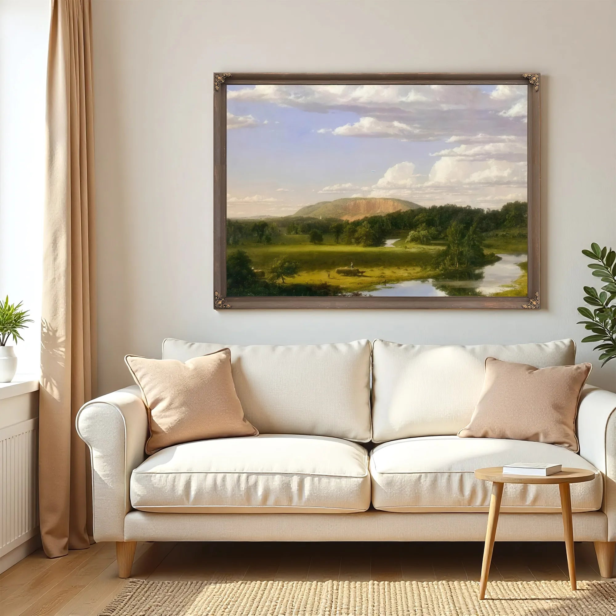 West Rock New Haven By Frederic Edwin Church Fine Art Print