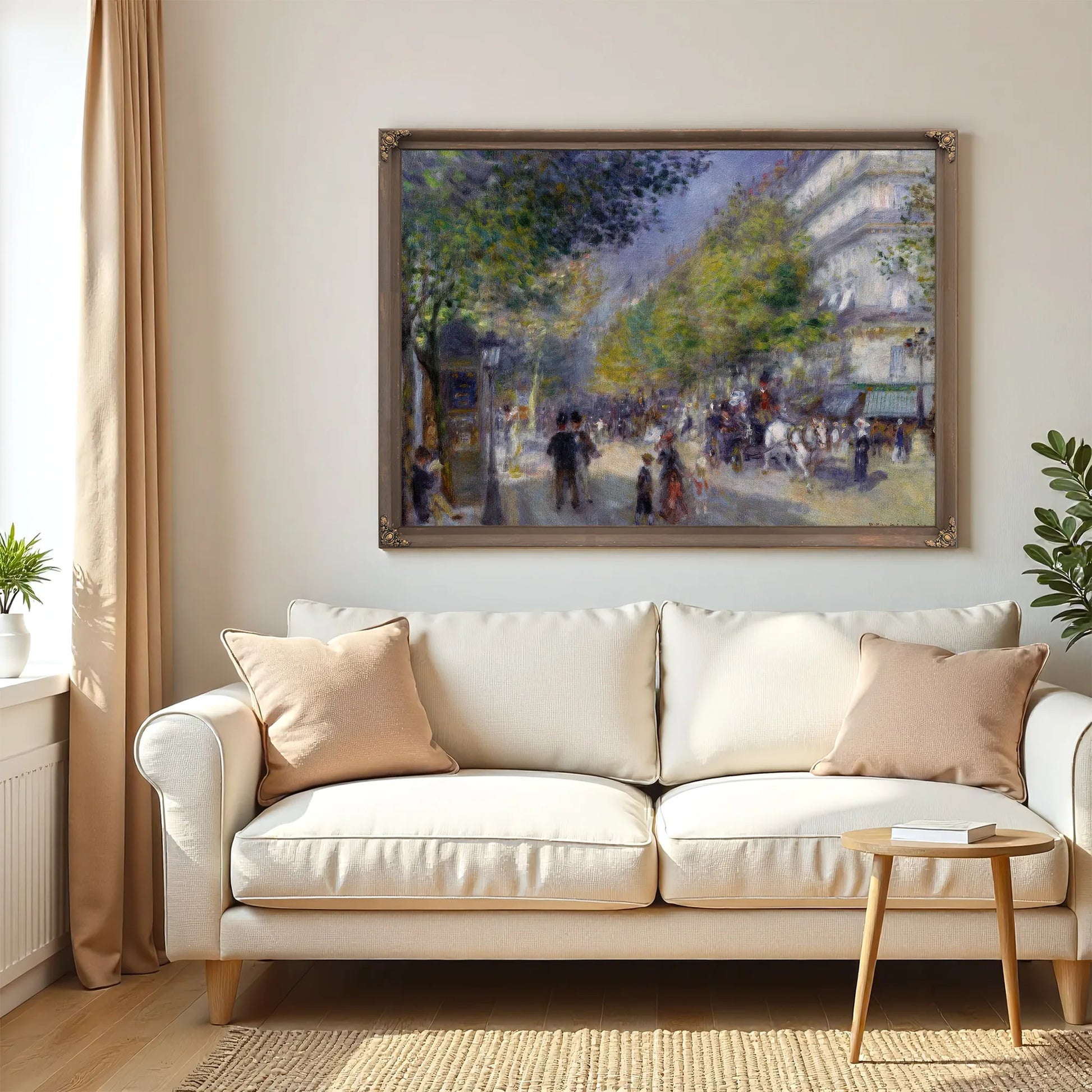 The Grand Boulevards By Pierre August Renoir Fine Art Print