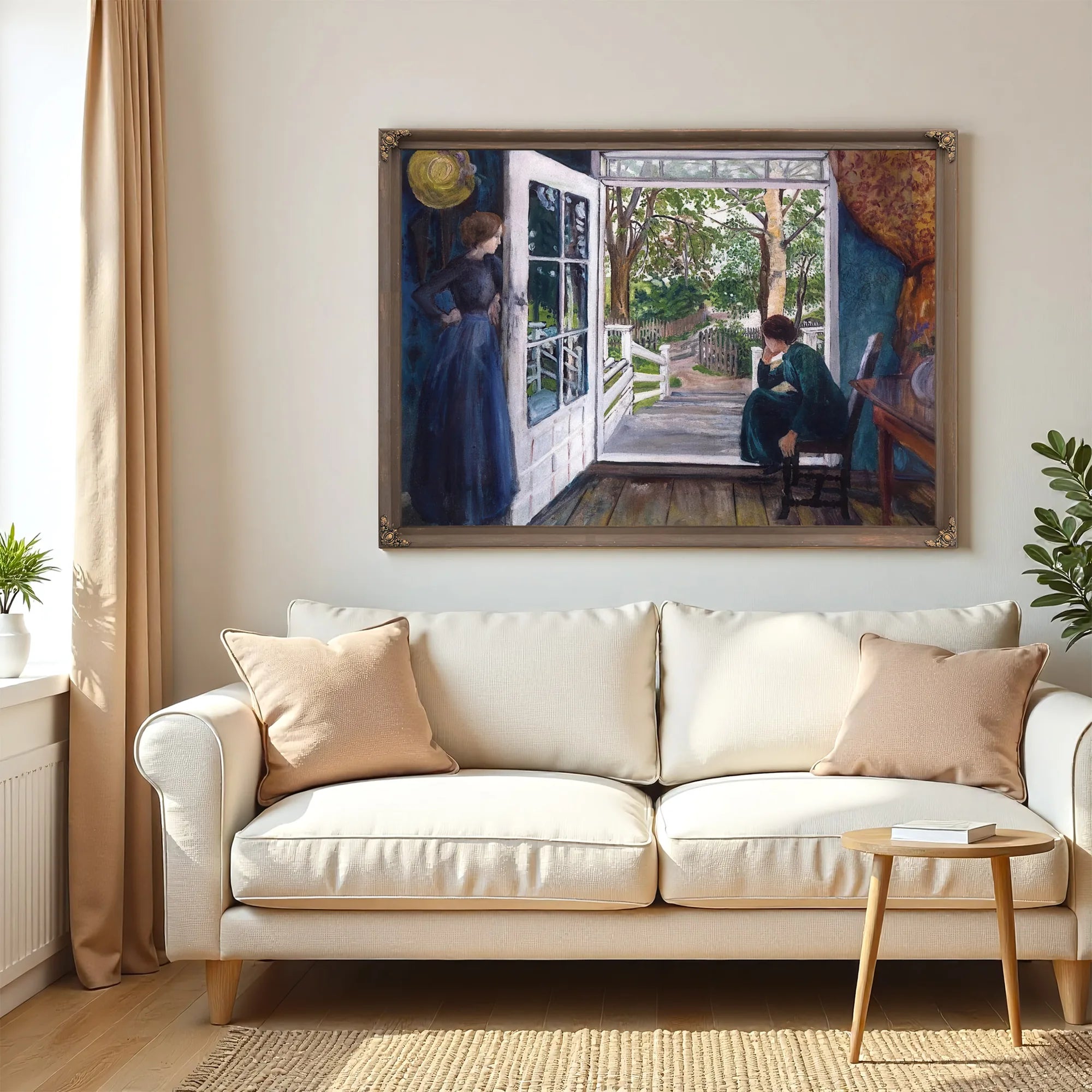 The Open Door By Nicolai Astrup Fine Art Print