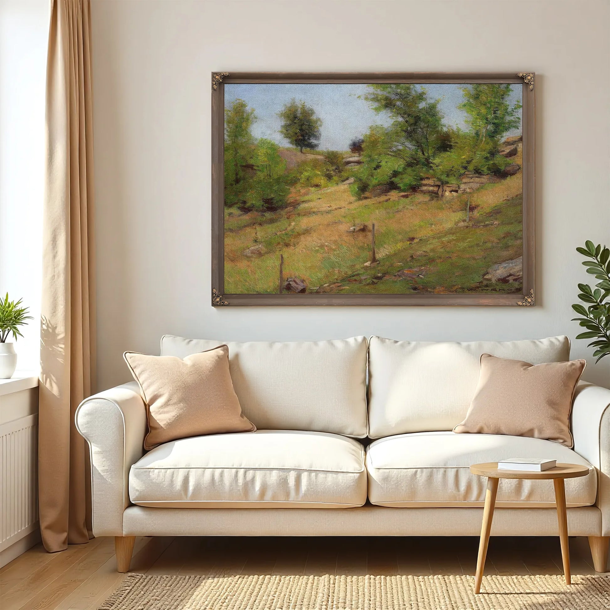 Countryside In The Spring By William Wendt Fine Art Print