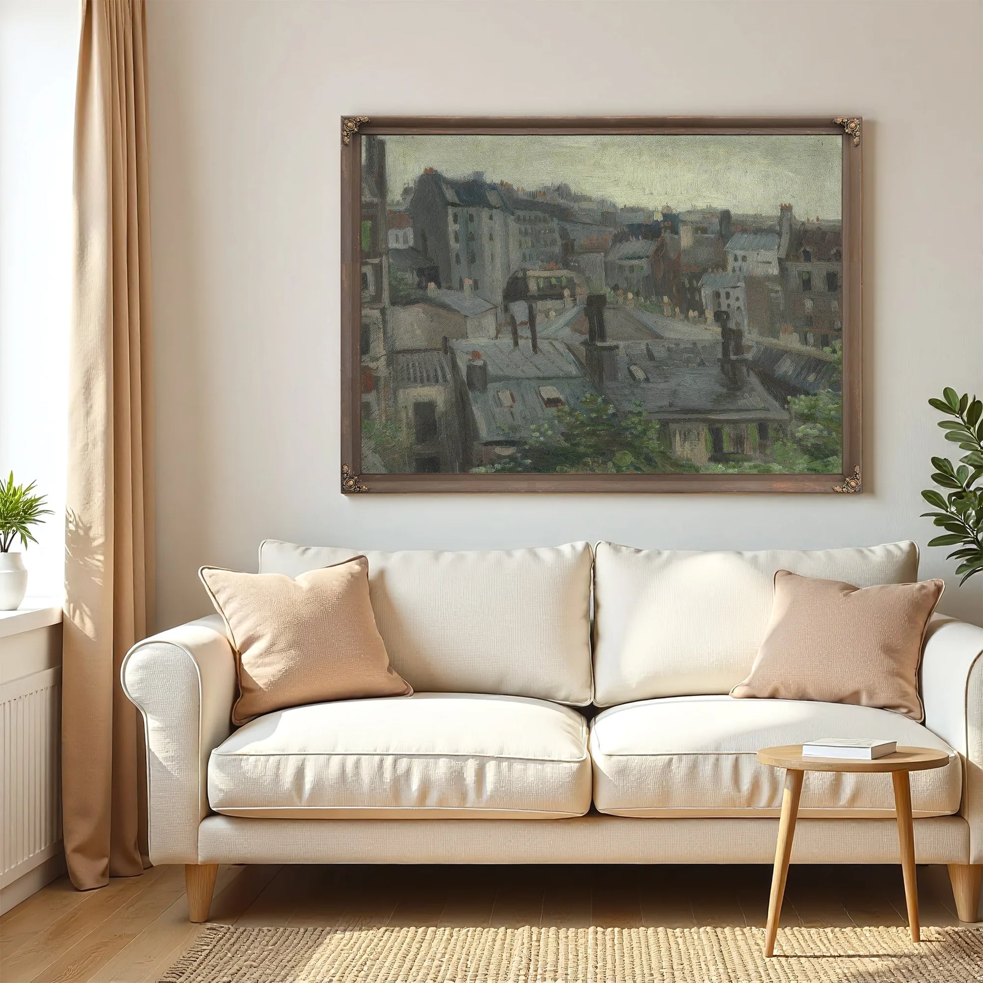 View From Vincent's Studio By Vincent Van Gogh Fine Art Print