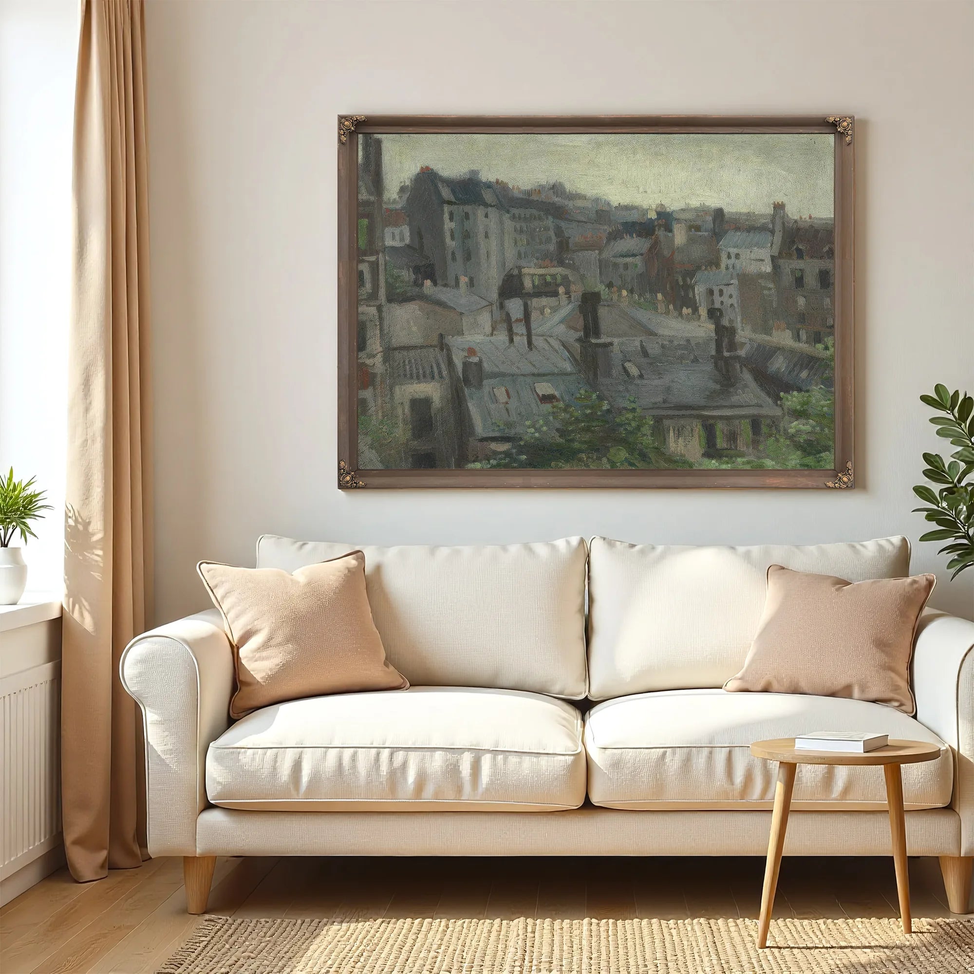 View From Vincent's Studio By Vincent Van Gogh Fine Art Print