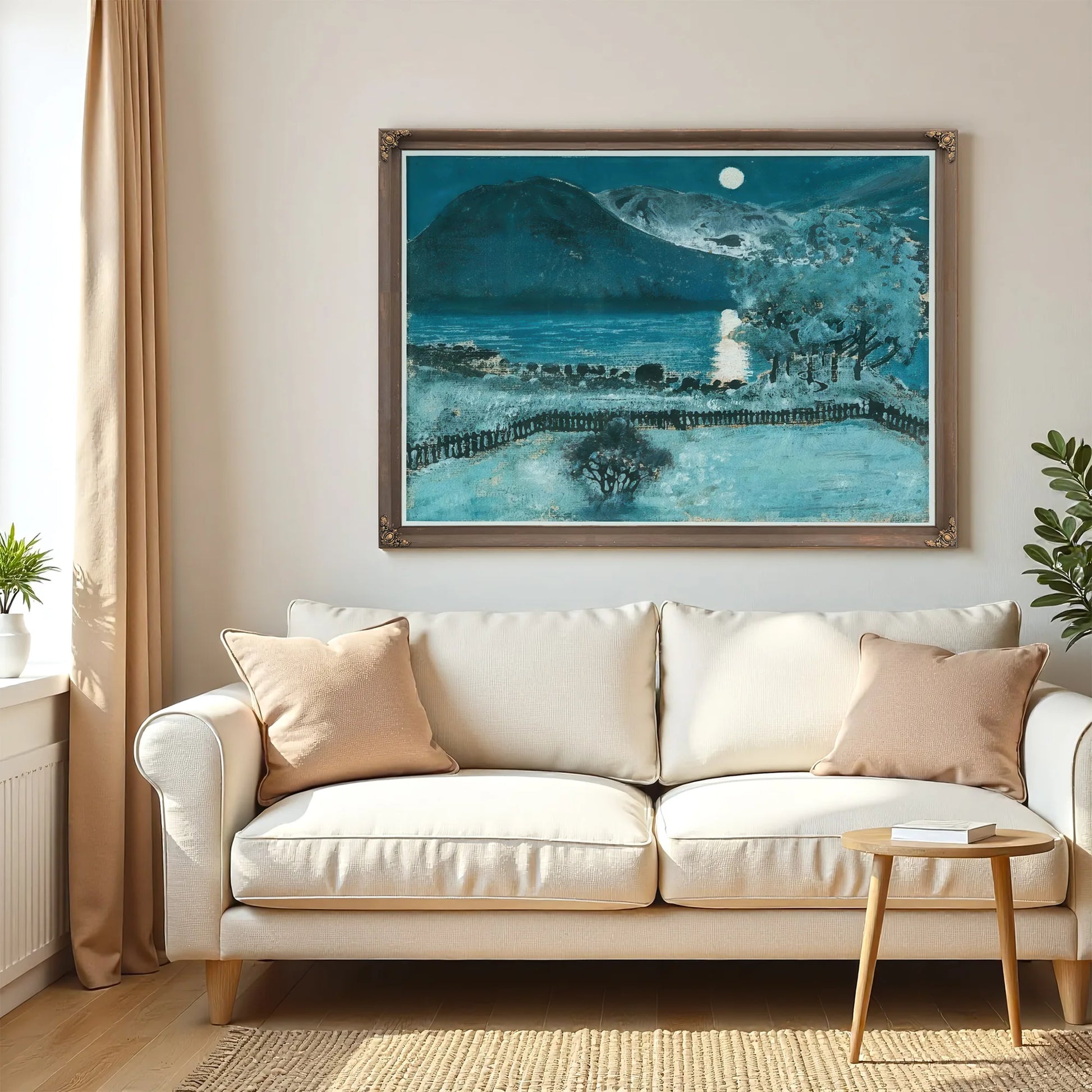 The Moon In May, Winter Night By Nicolai Astrup Fine Art Print