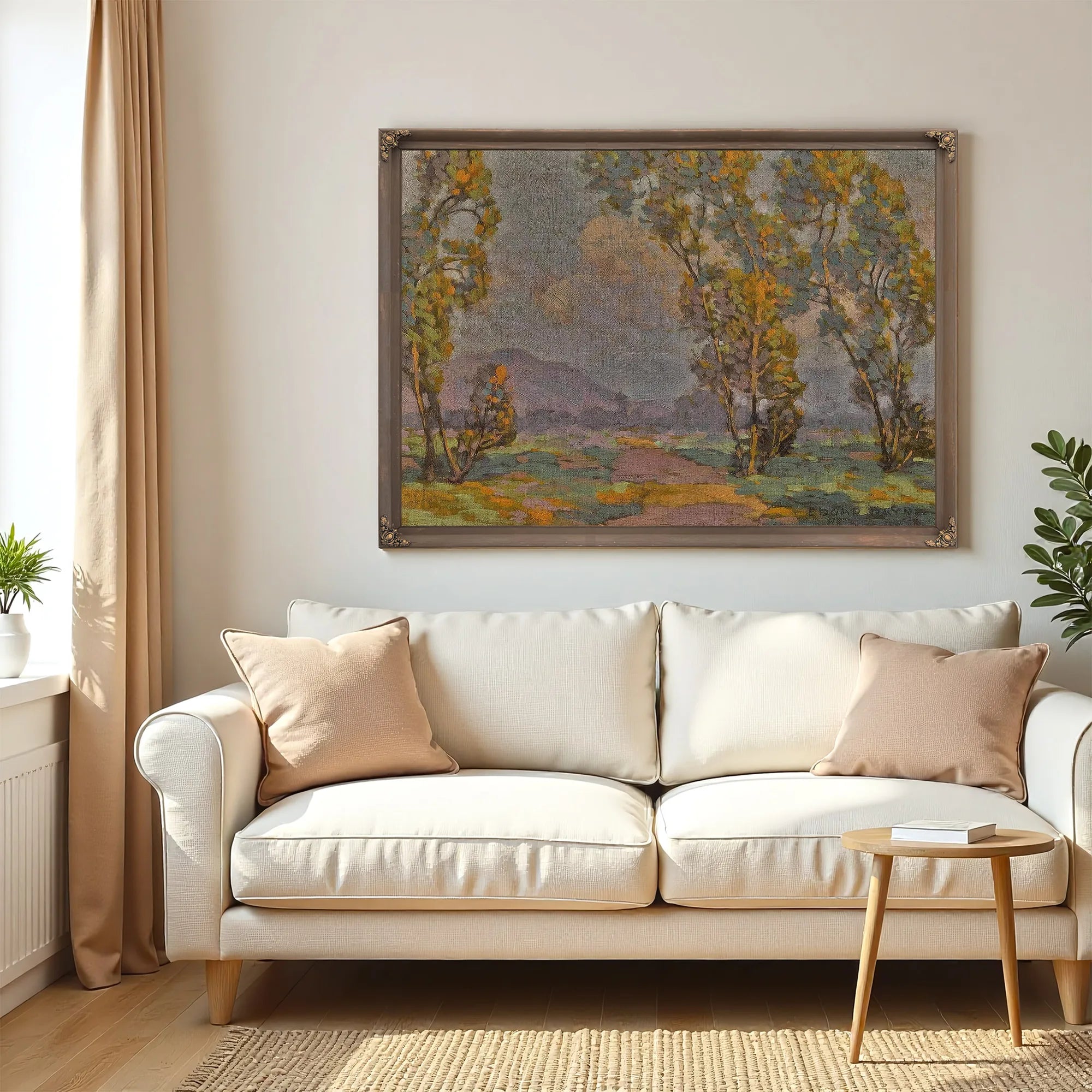 A Path Through The Trees By Edgar Payne Fine Art Print